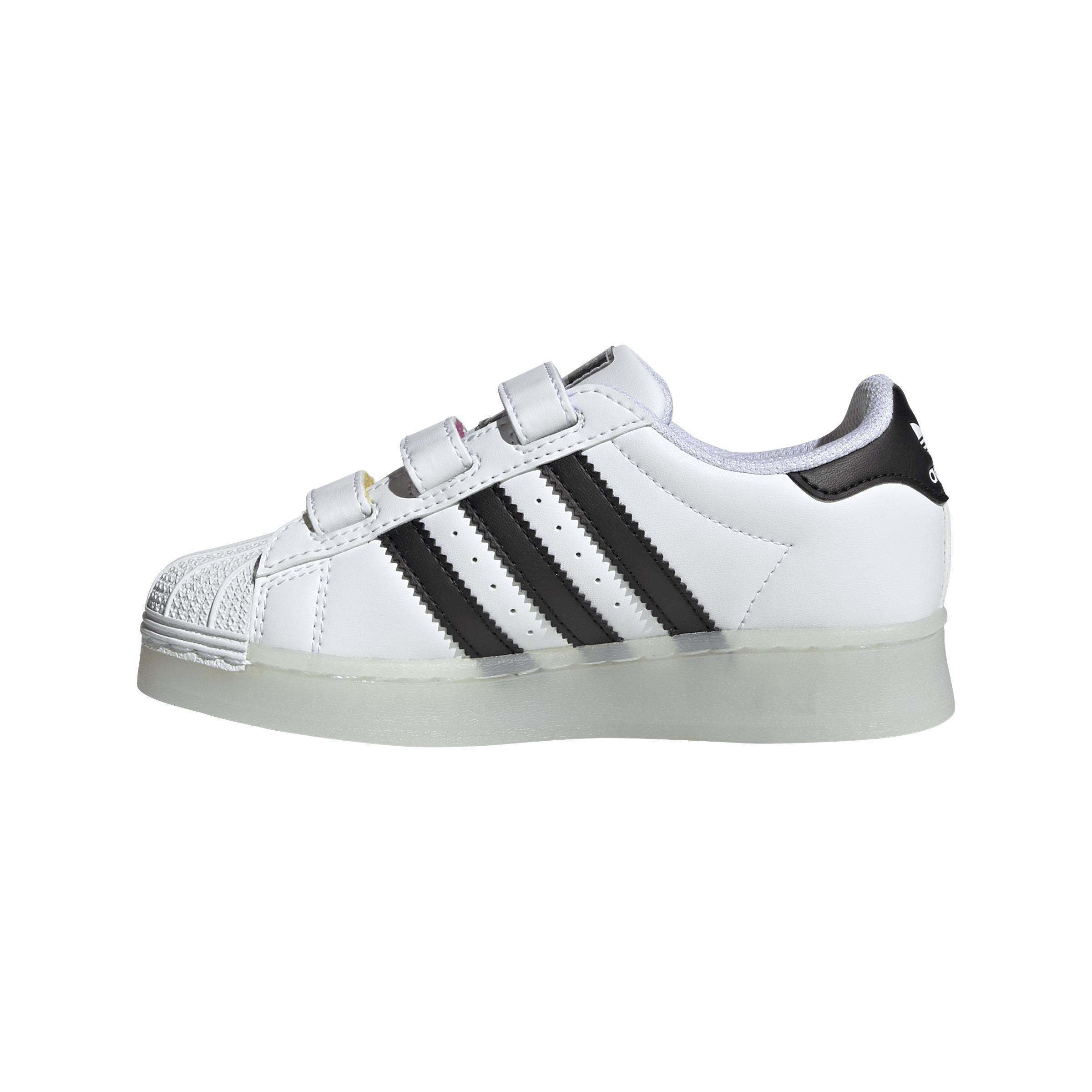 Unisex Superstar LED Lights Comfort Closure Shoes, White, , large image number 10