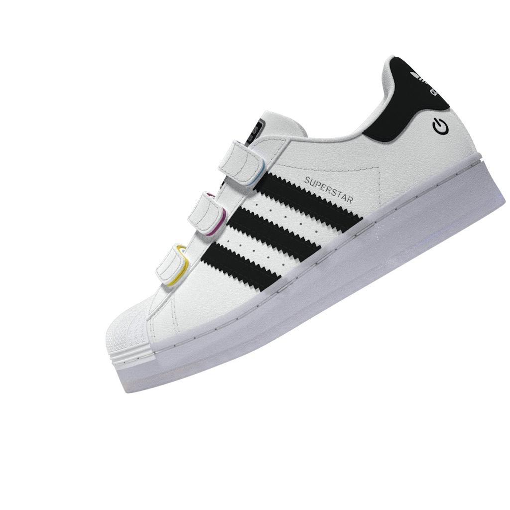 Unisex Superstar LED Lights Comfort Closure Shoes, White, , large image number 13