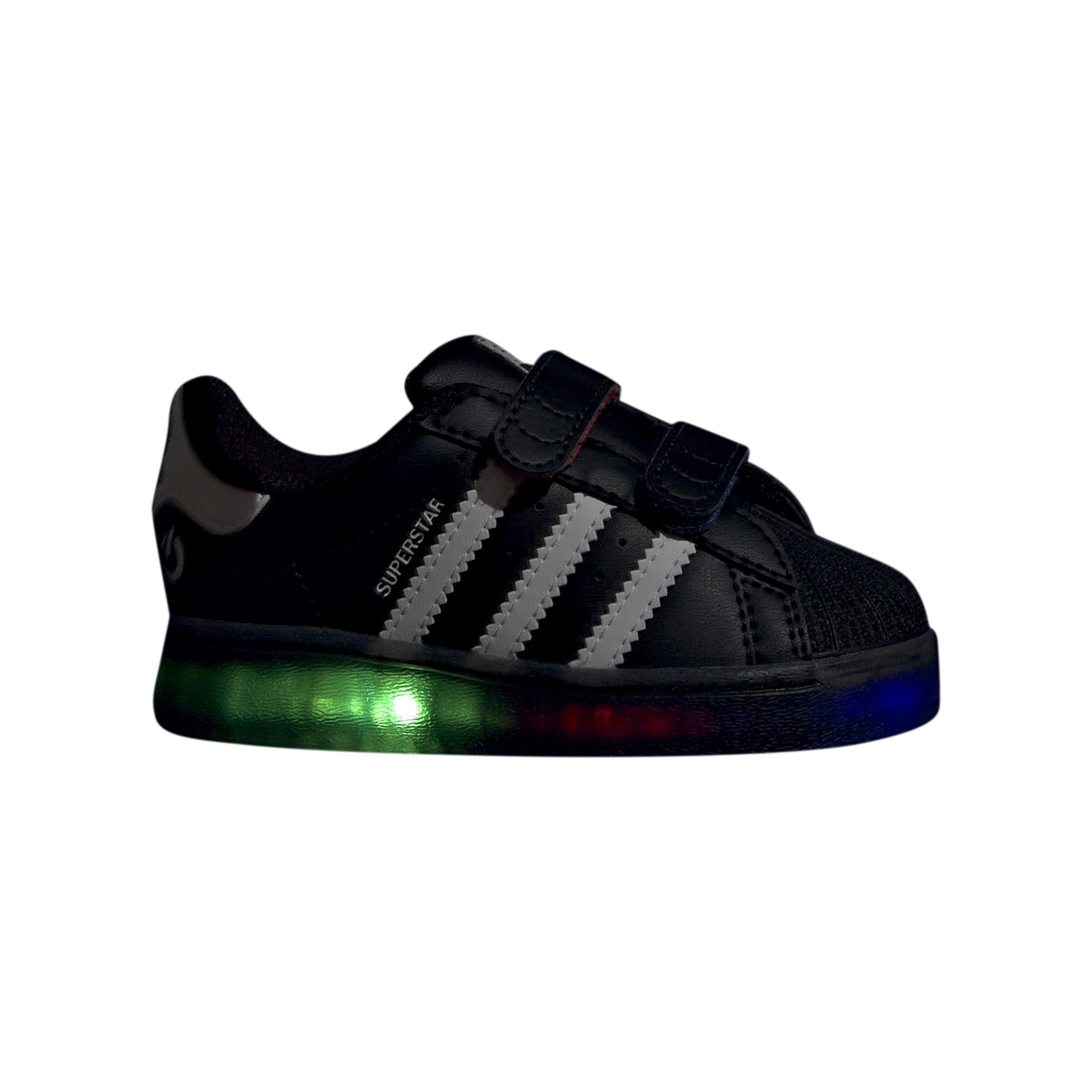 Unisex Superstar LED Lights Comfort Closure Shoes, Black, A701_ONE, large image number 8