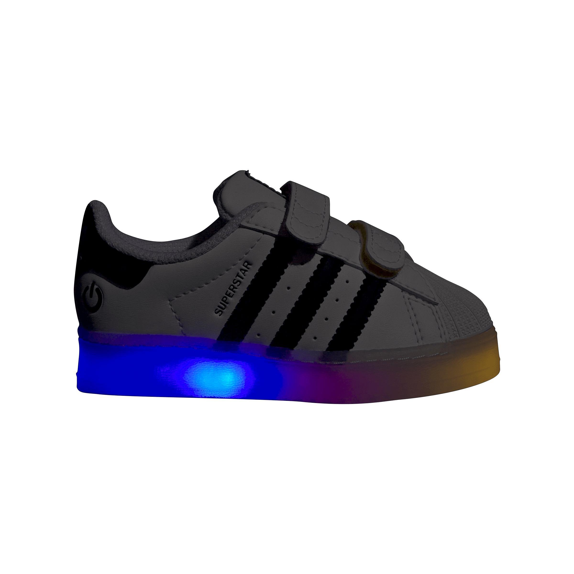 Unisex Superstar LED Lights Comfort Closure Shoes, White, A701_ONE, large image number 8