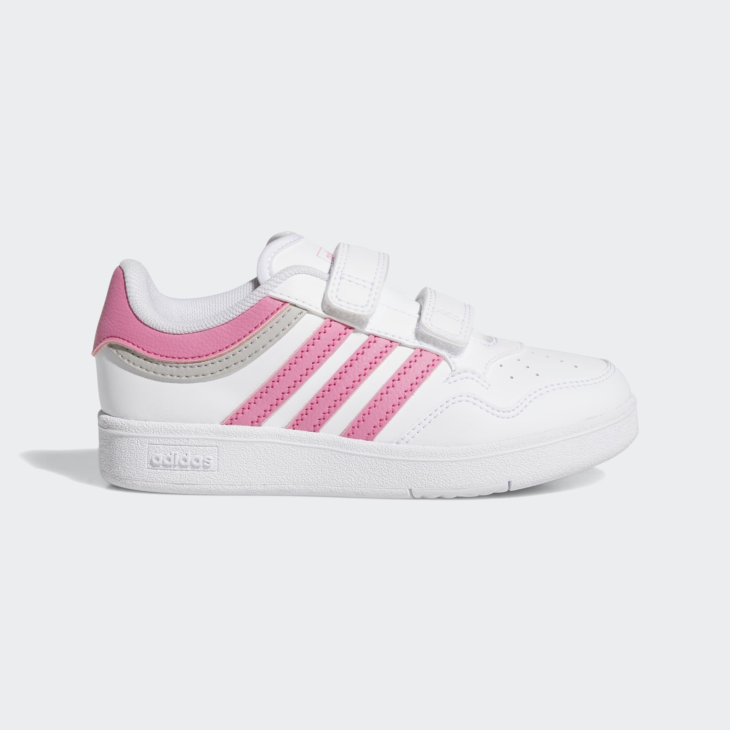Kids Unisex Hoops 4.0 Shoes, White, A701_ONE, medium
