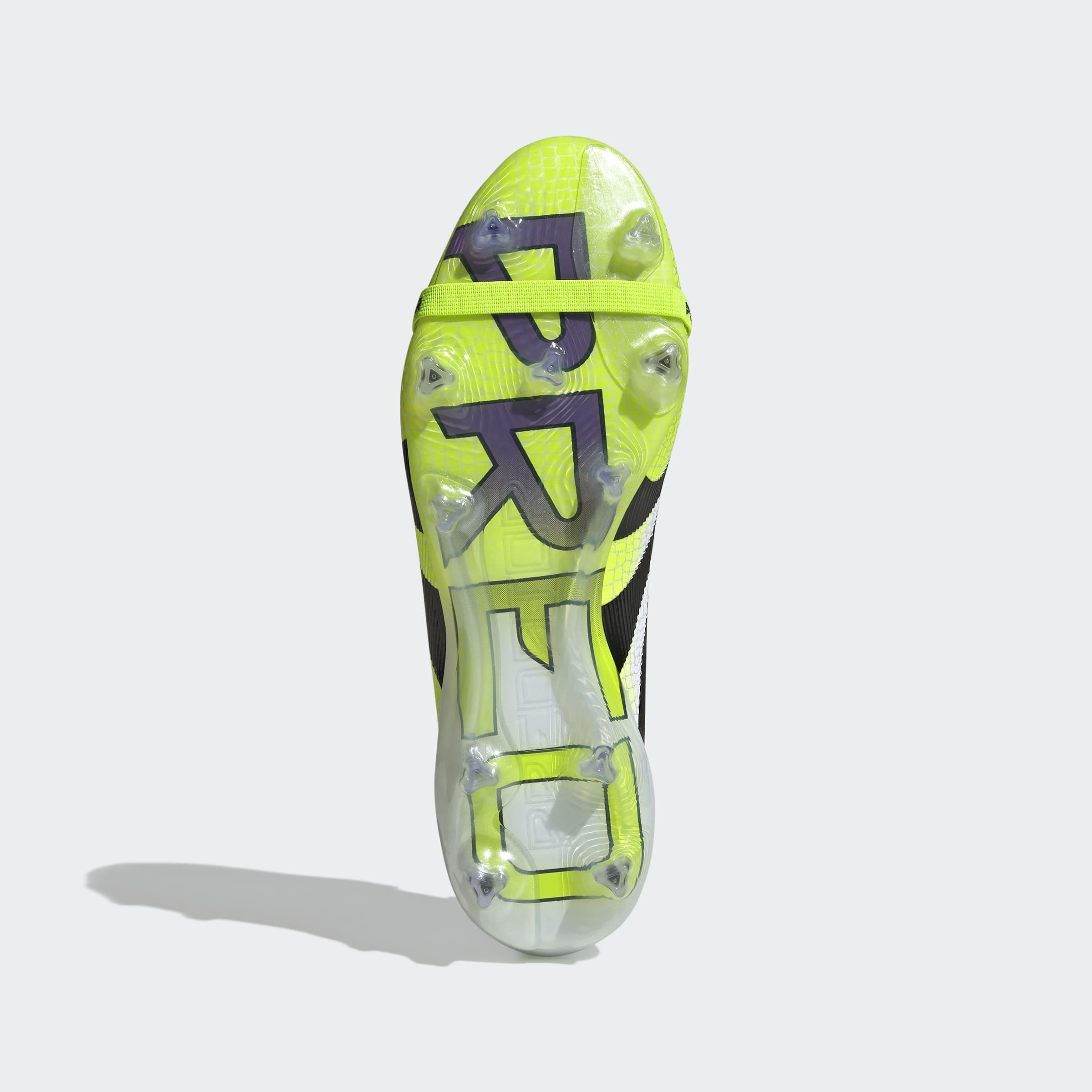 Unisex Predator Elite Fold-Over Tongue Firm Ground Boots, White, A701_ONE, large image number 14