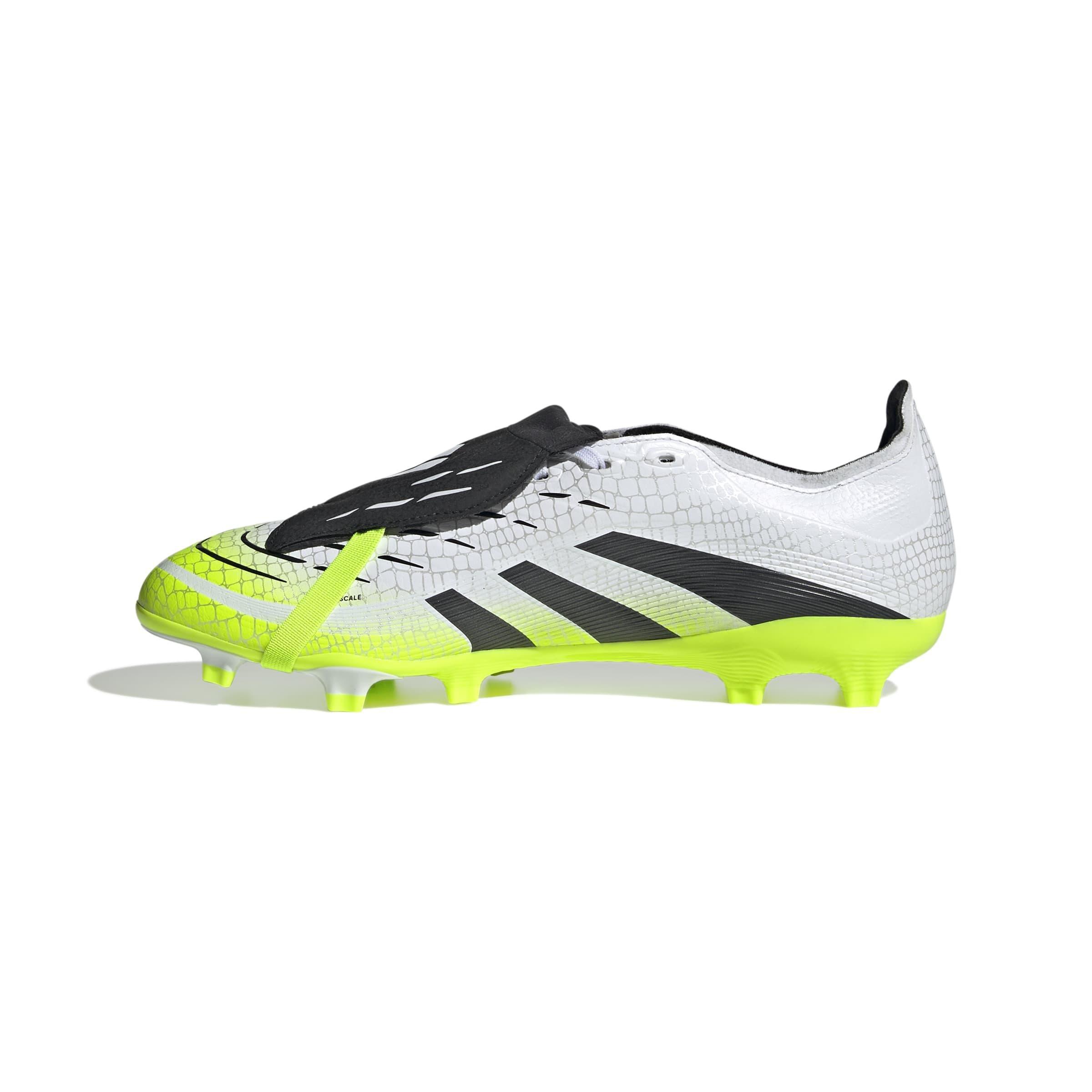 Unisex Predator League Fold-Over Tongue Firm/Multi-Ground Boots, White, A701_ONE, large image number 7