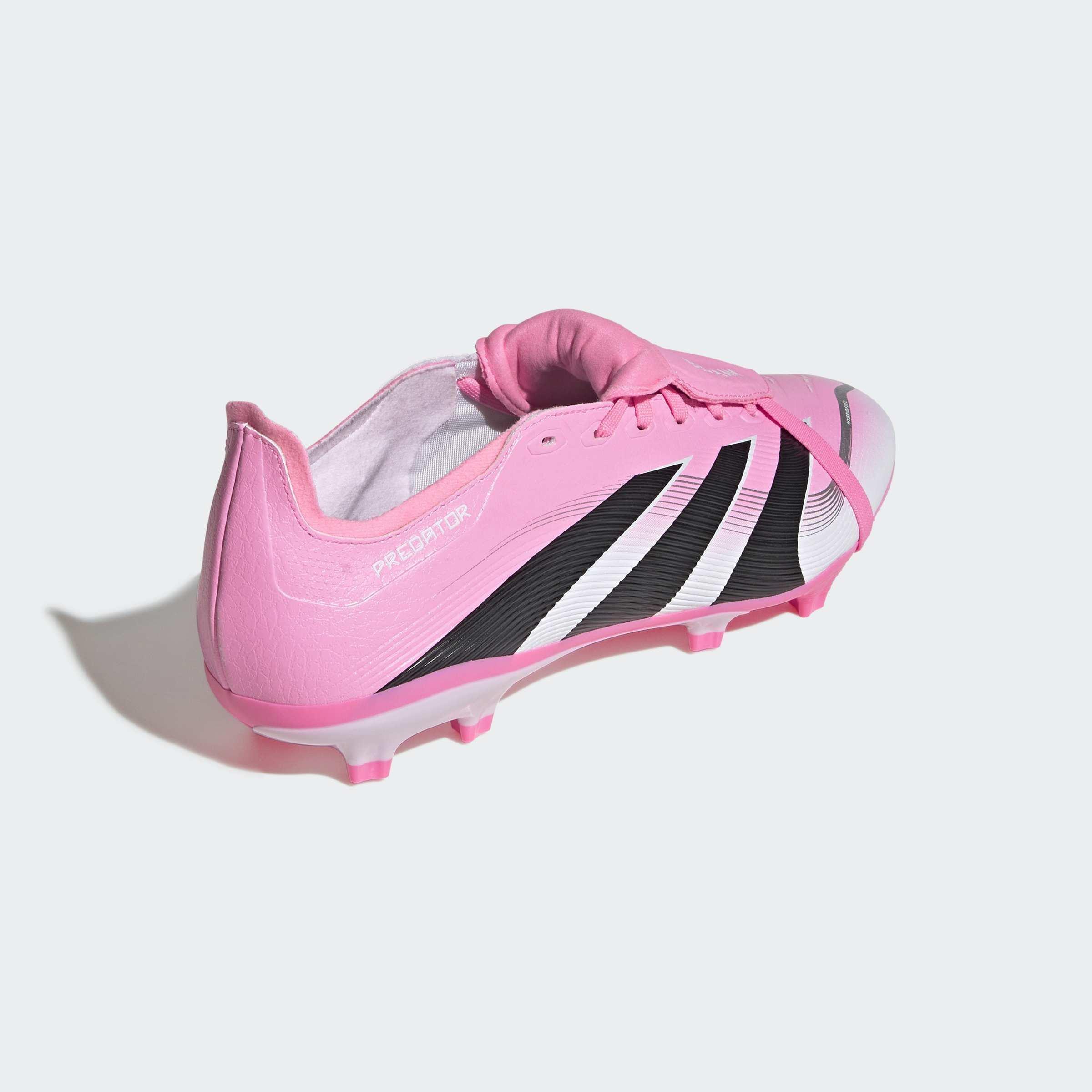 Unisex Predator League Fold-Over Tongue Firm/Multi-Ground Boots, Pink, A701_ONE, large image number 3