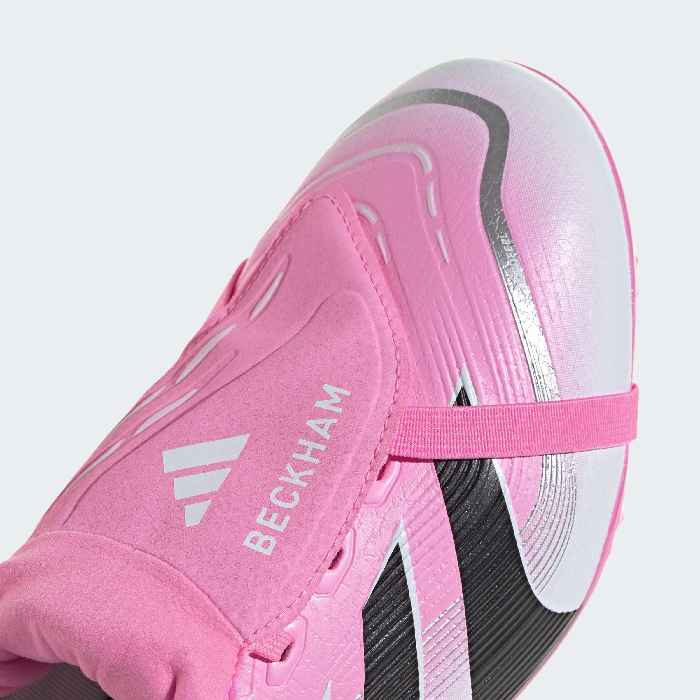 Unisex Predator League Fold-Over Tongue Firm/Multi-Ground Boots, Pink, A701_ONE, large image number 4