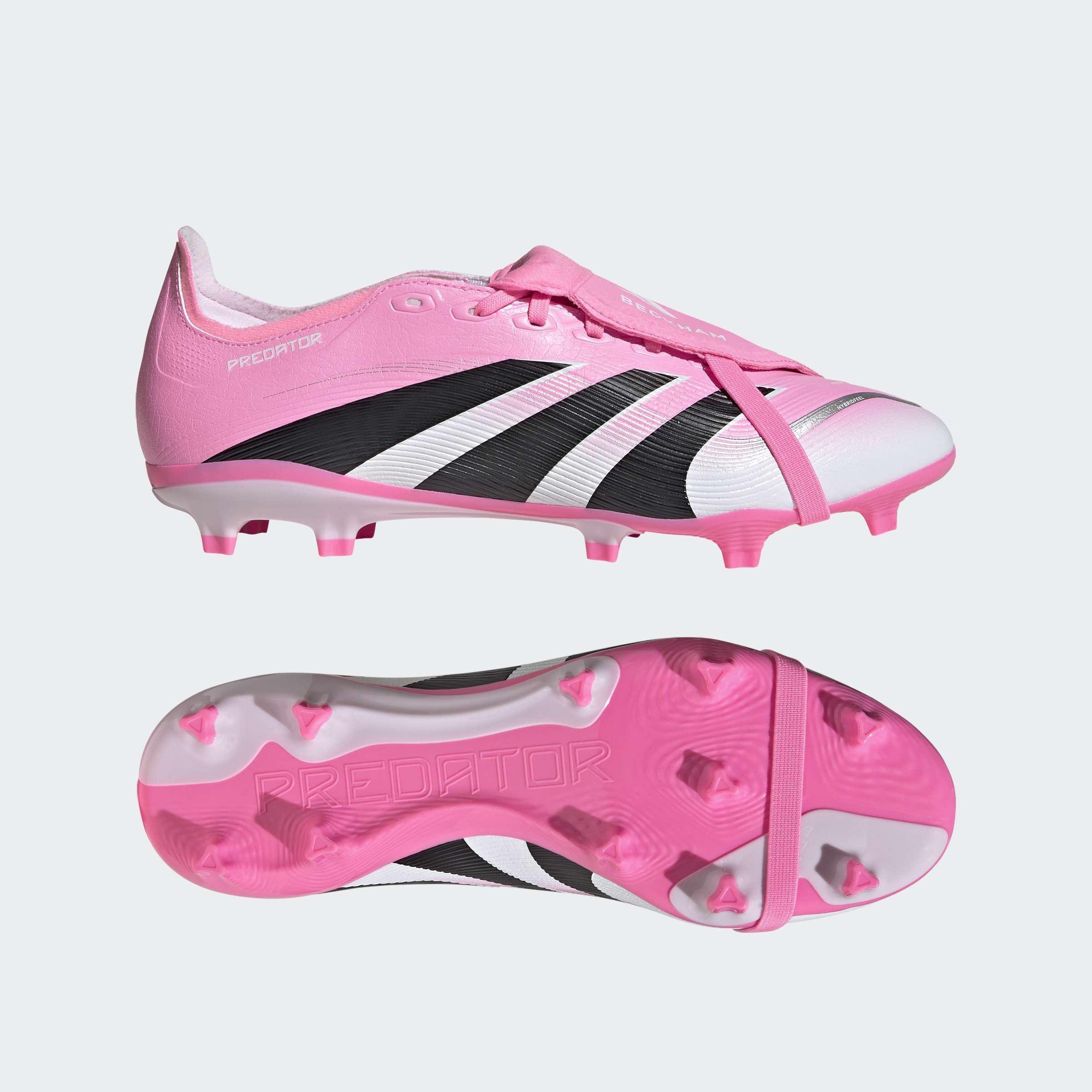 Unisex Predator League Fold-Over Tongue Firm/Multi-Ground Boots, Pink, A701_ONE, large image number 6