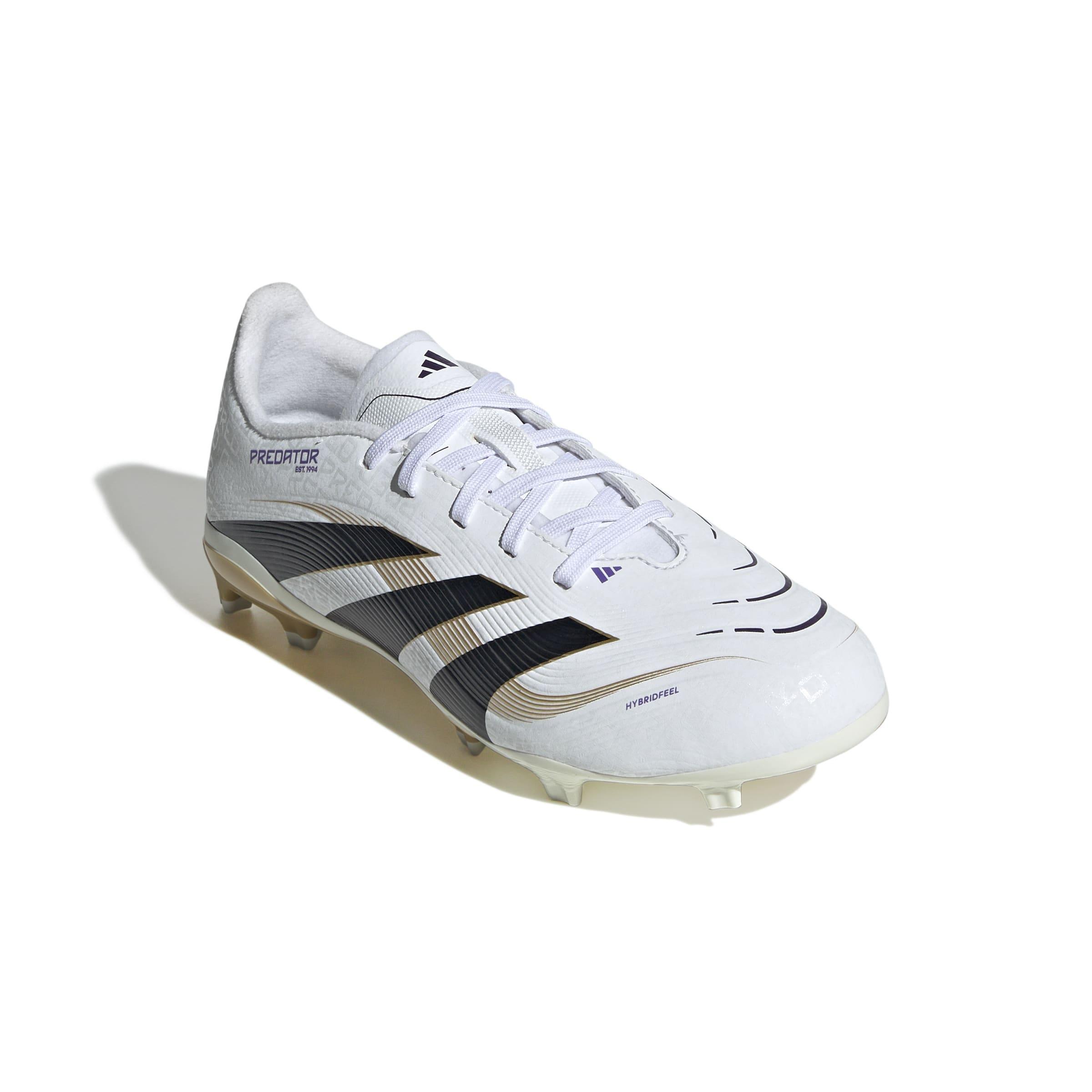 Kids Unisex Predator League Firm/Multi-Ground Boots, White, A701_ONE, large image number 2