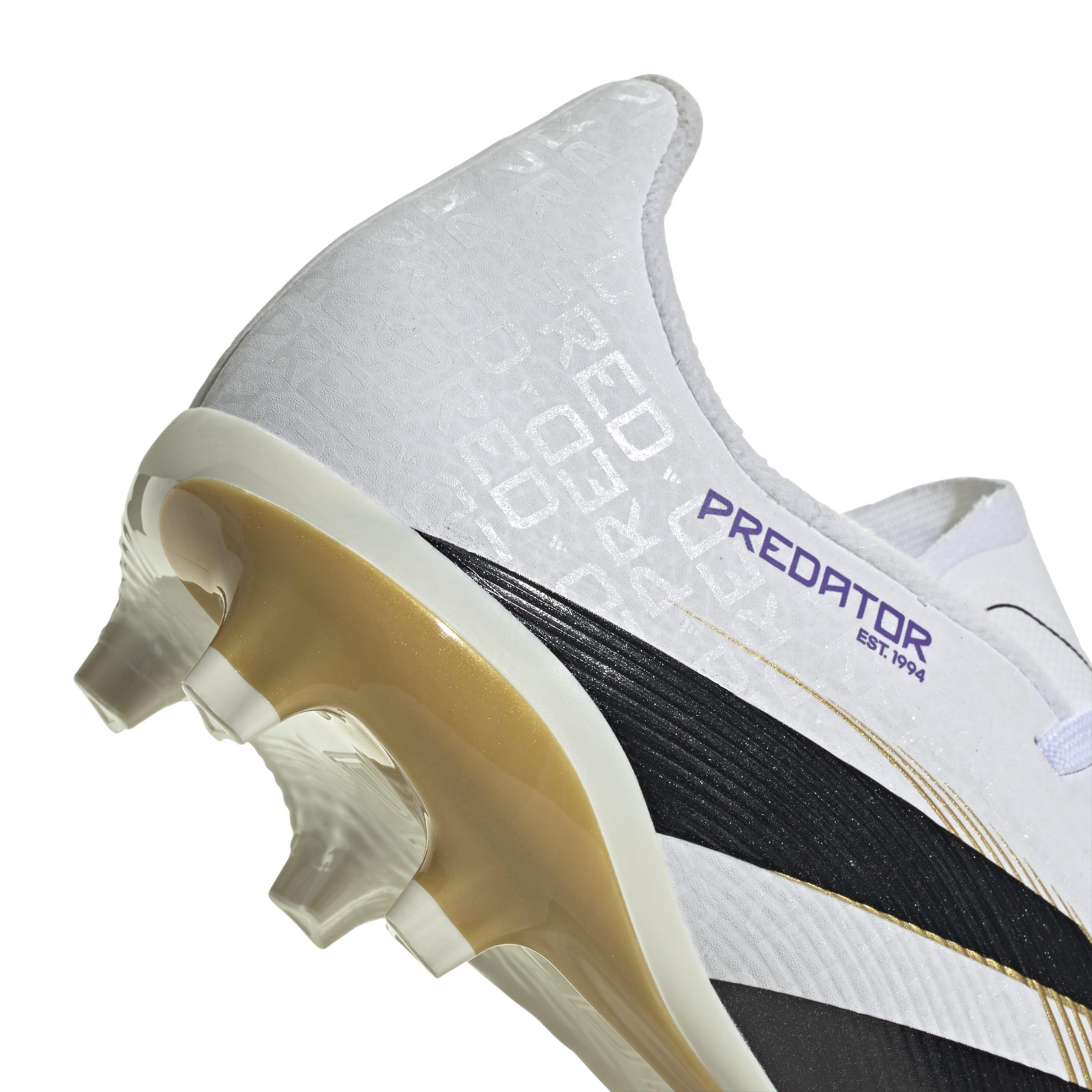 Kids Unisex Predator League Firm/Multi-Ground Boots, White, A701_ONE, large image number 4
