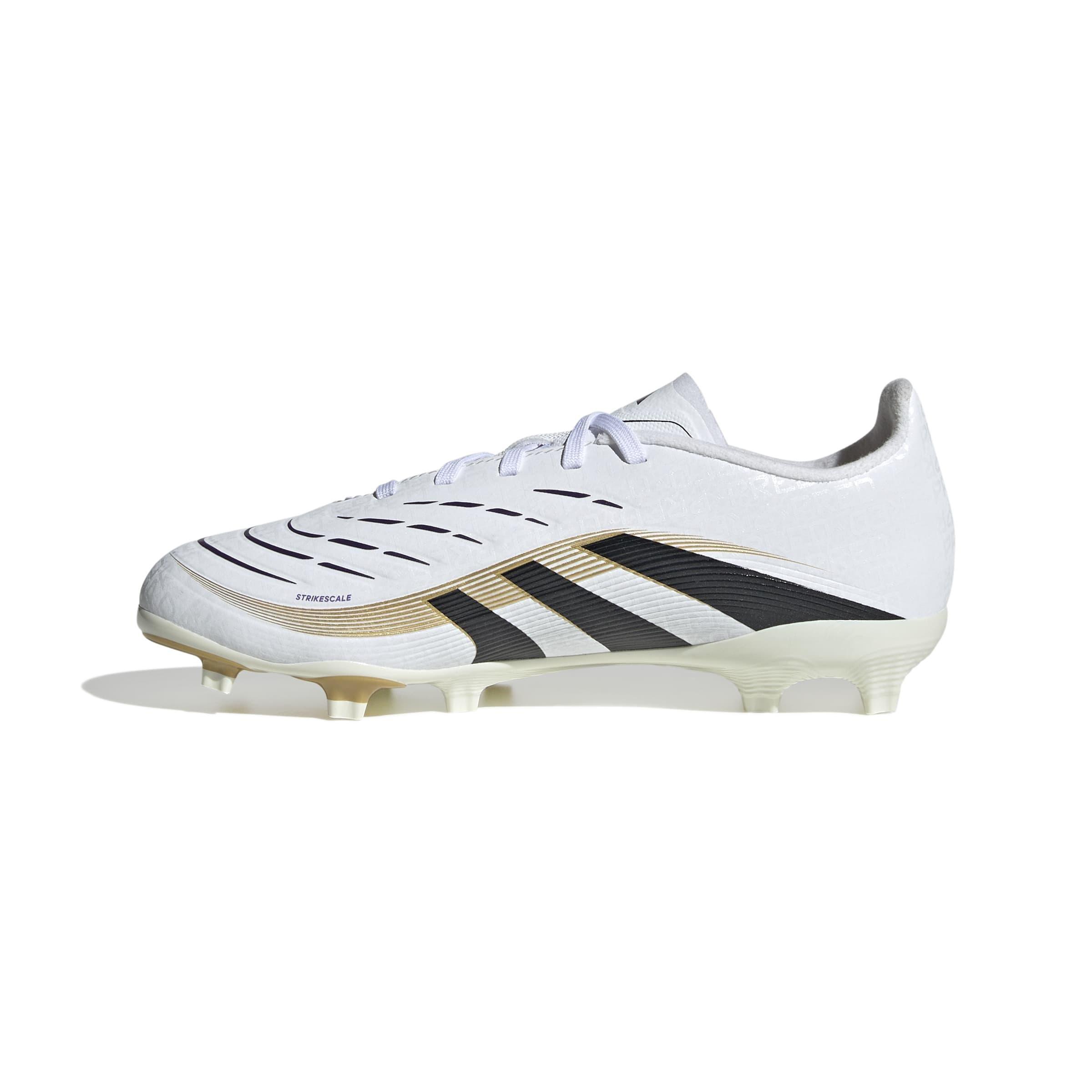 Kids Unisex Predator League Firm/Multi-Ground Boots, White, A701_ONE, large image number 14