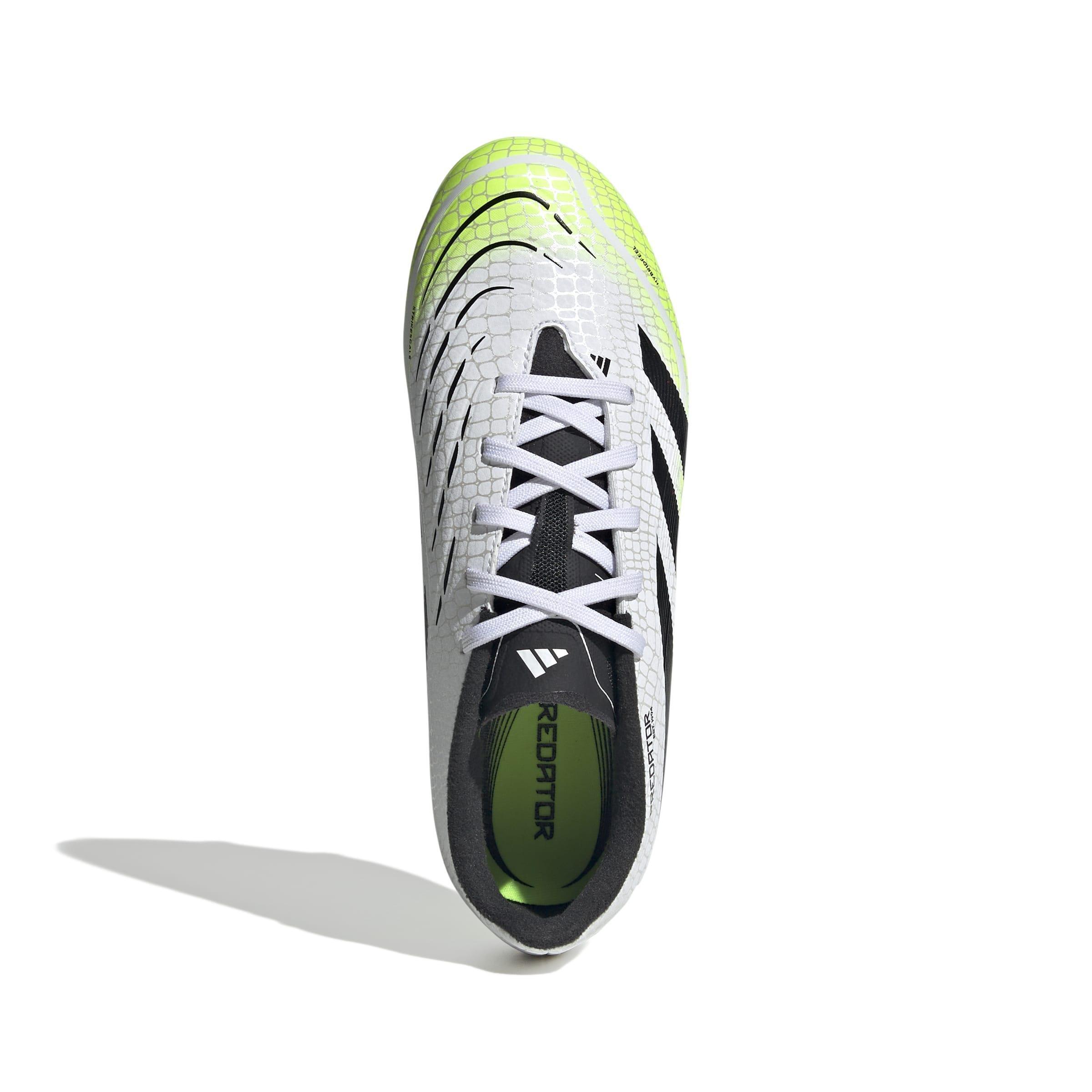 Kids Unisex Predator League Firm/Multi-Ground Boots, White, A701_ONE, large image number 1