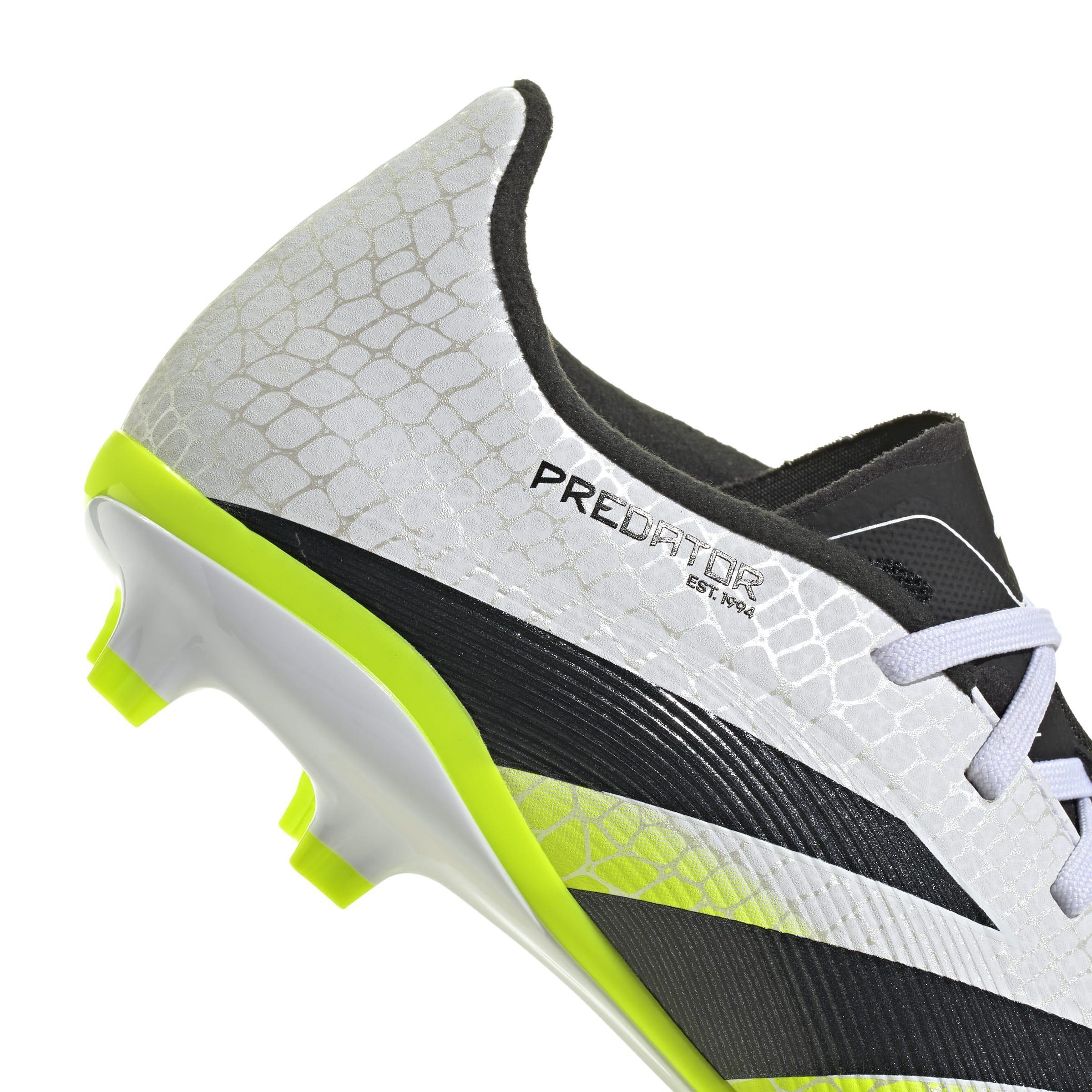 Kids Unisex Predator League Firm/Multi-Ground Boots, White, A701_ONE, large image number 5