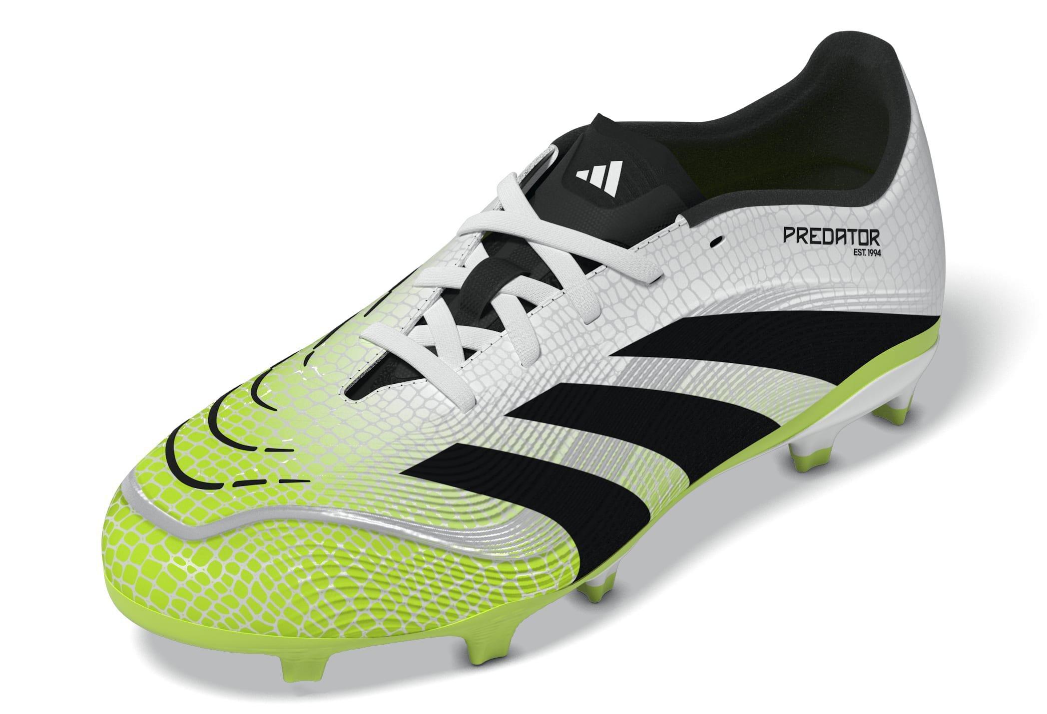 Kids Unisex Predator League Firm/Multi-Ground Boots, White, A701_ONE, large image number 7