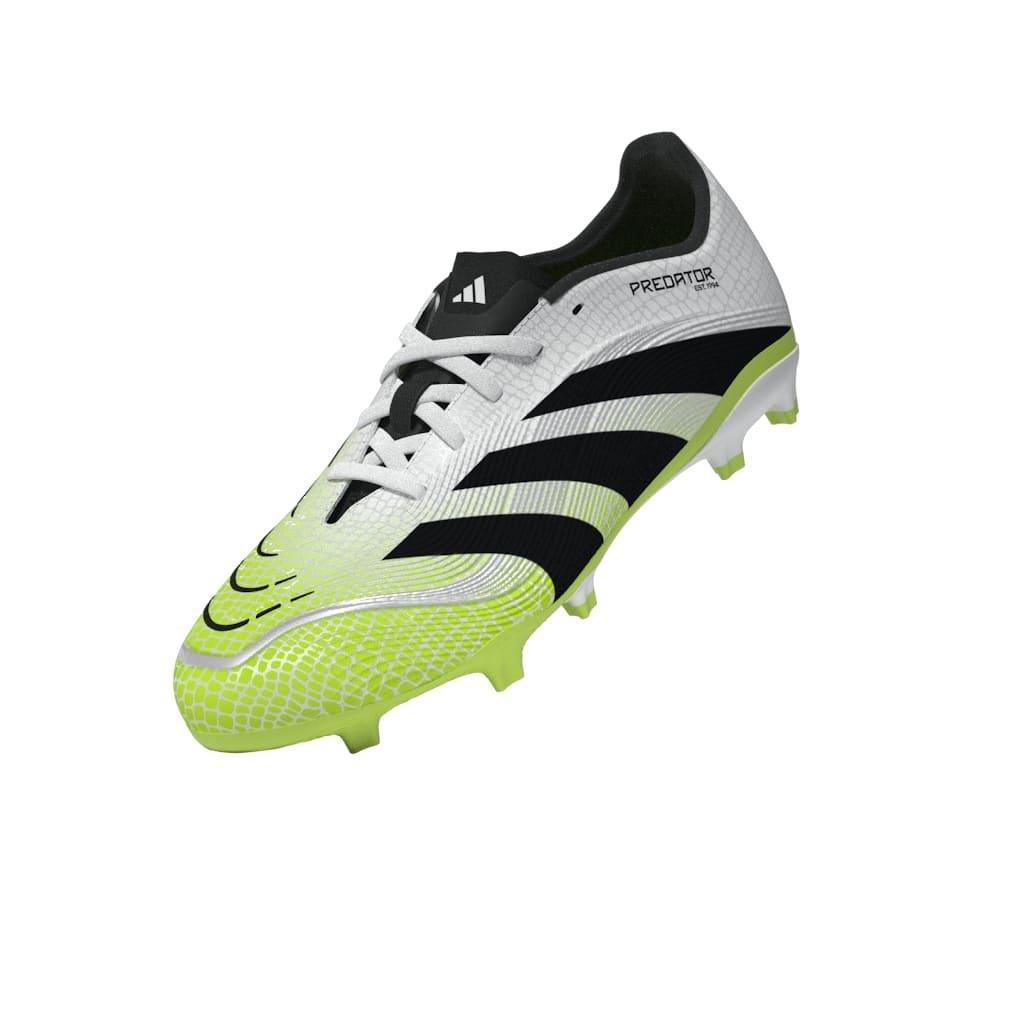 Kids Unisex Predator League Firm/Multi-Ground Boots, White, A701_ONE, large image number 9