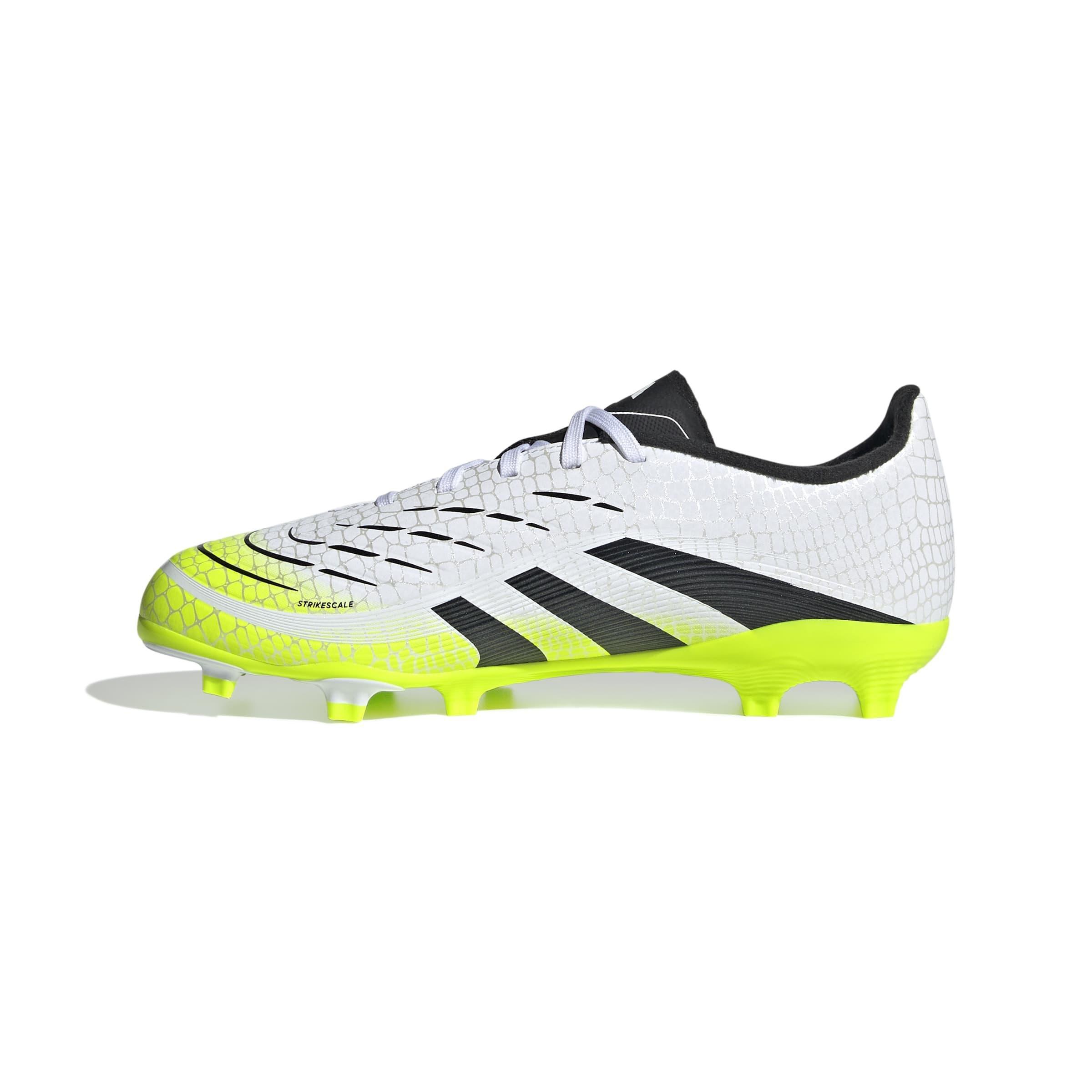 Kids Unisex Predator League Firm/Multi-Ground Boots, White, A701_ONE, large image number 12