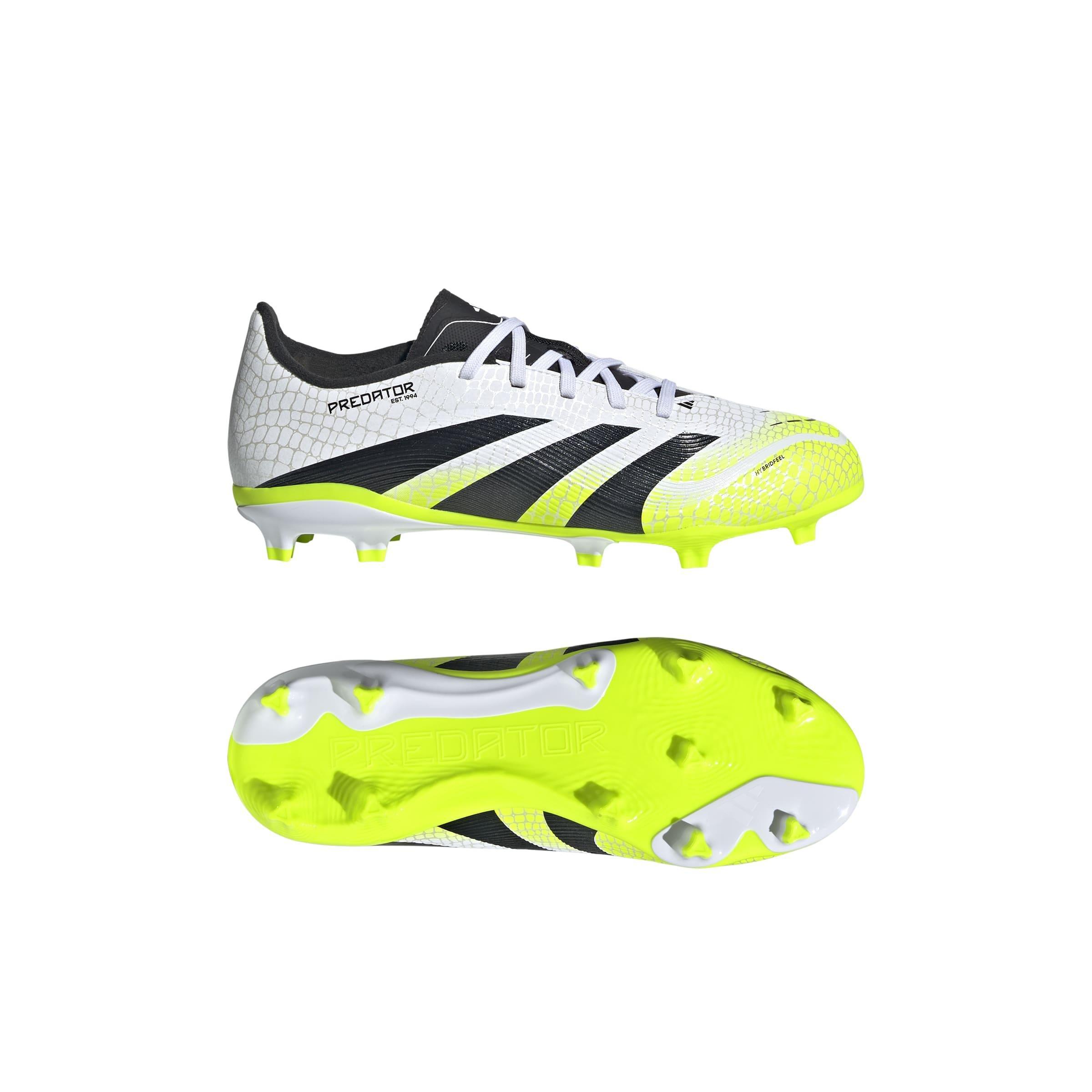 Kids Unisex Predator League Firm/Multi-Ground Boots, White, A701_ONE, large image number 13