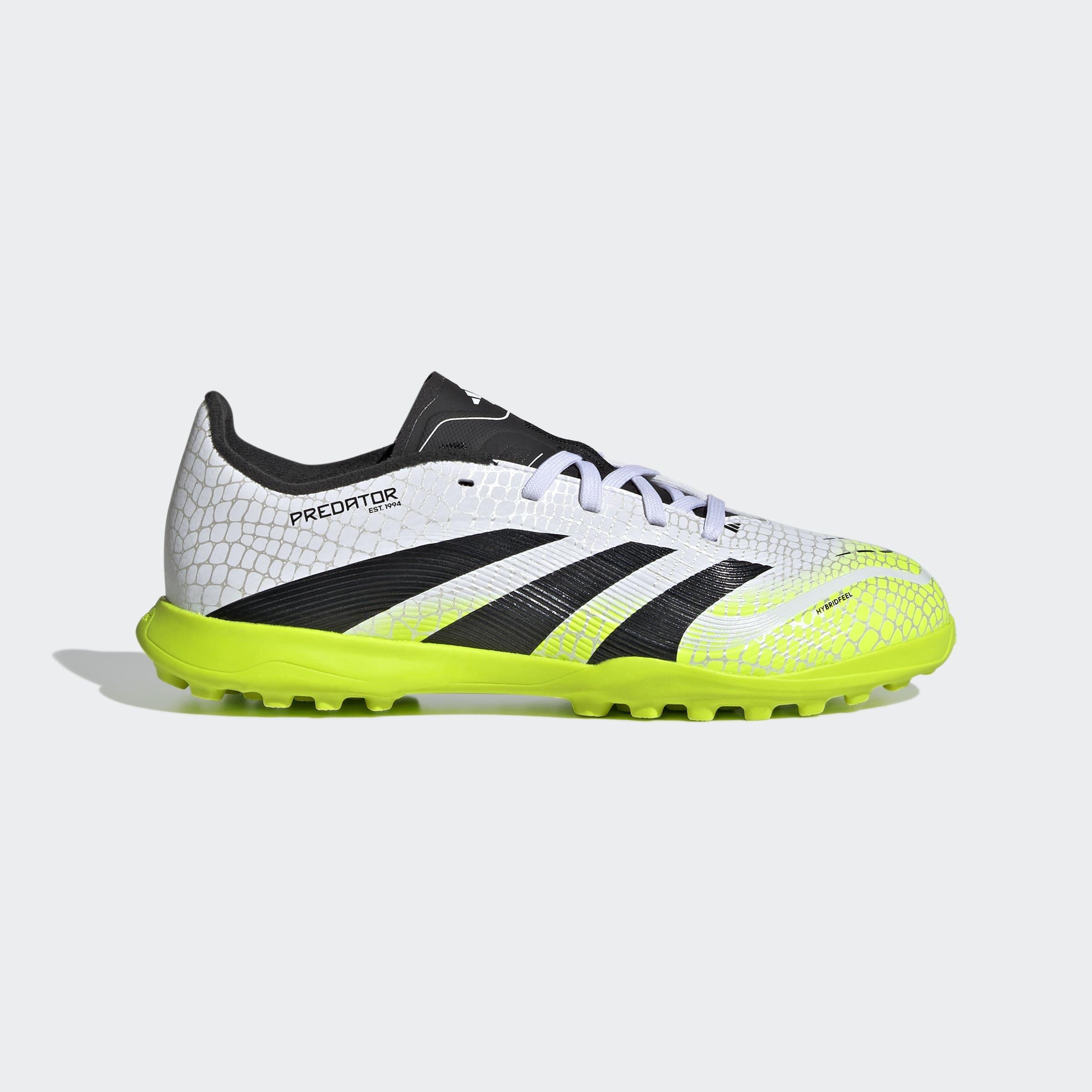 Kids Unisex Predator League Turf Boots, White, A701_ONE, large image number 0