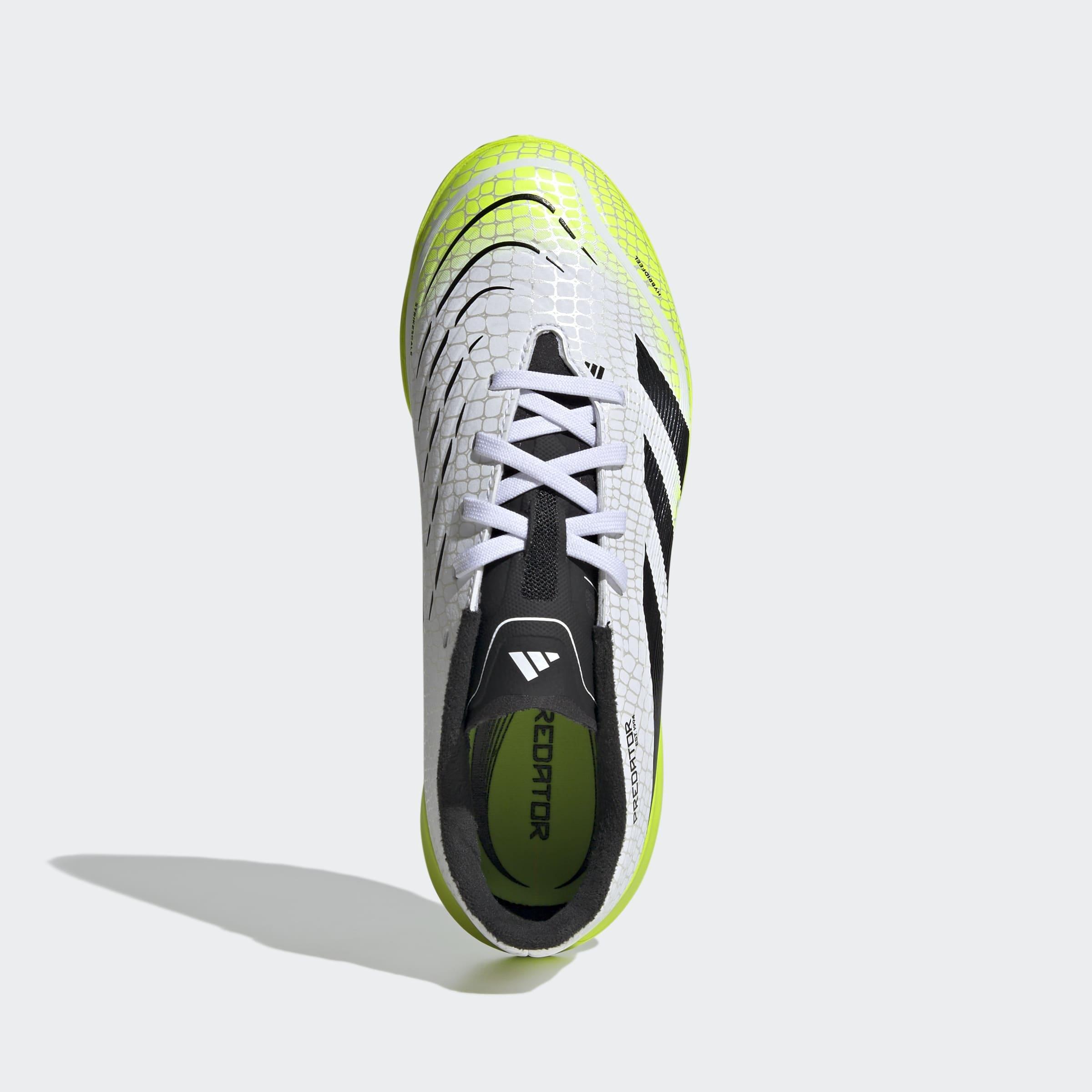 Kids Unisex Predator League Turf Boots, White, A701_ONE, large image number 1