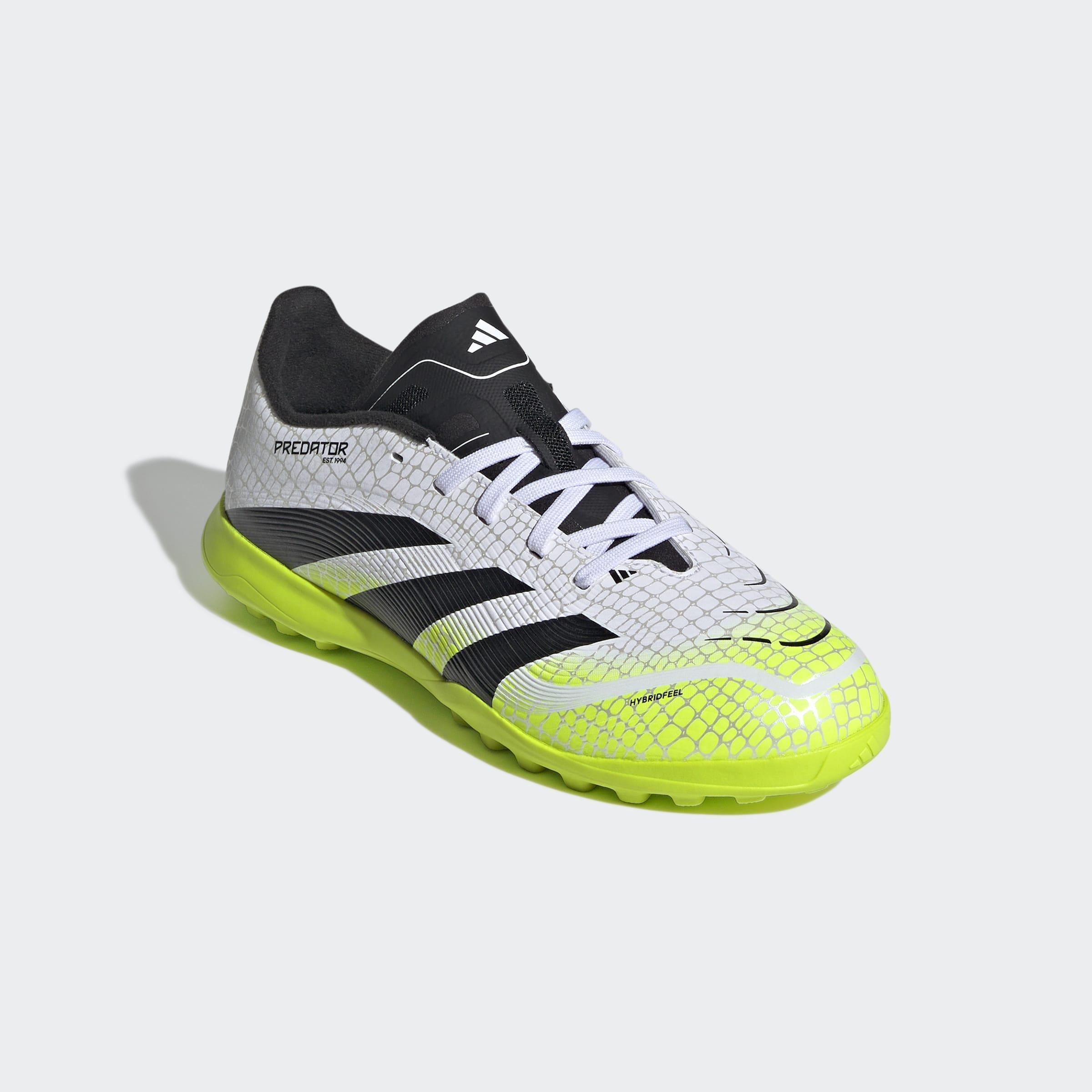 Kids Unisex Predator League Turf Boots, White, A701_ONE, large image number 2