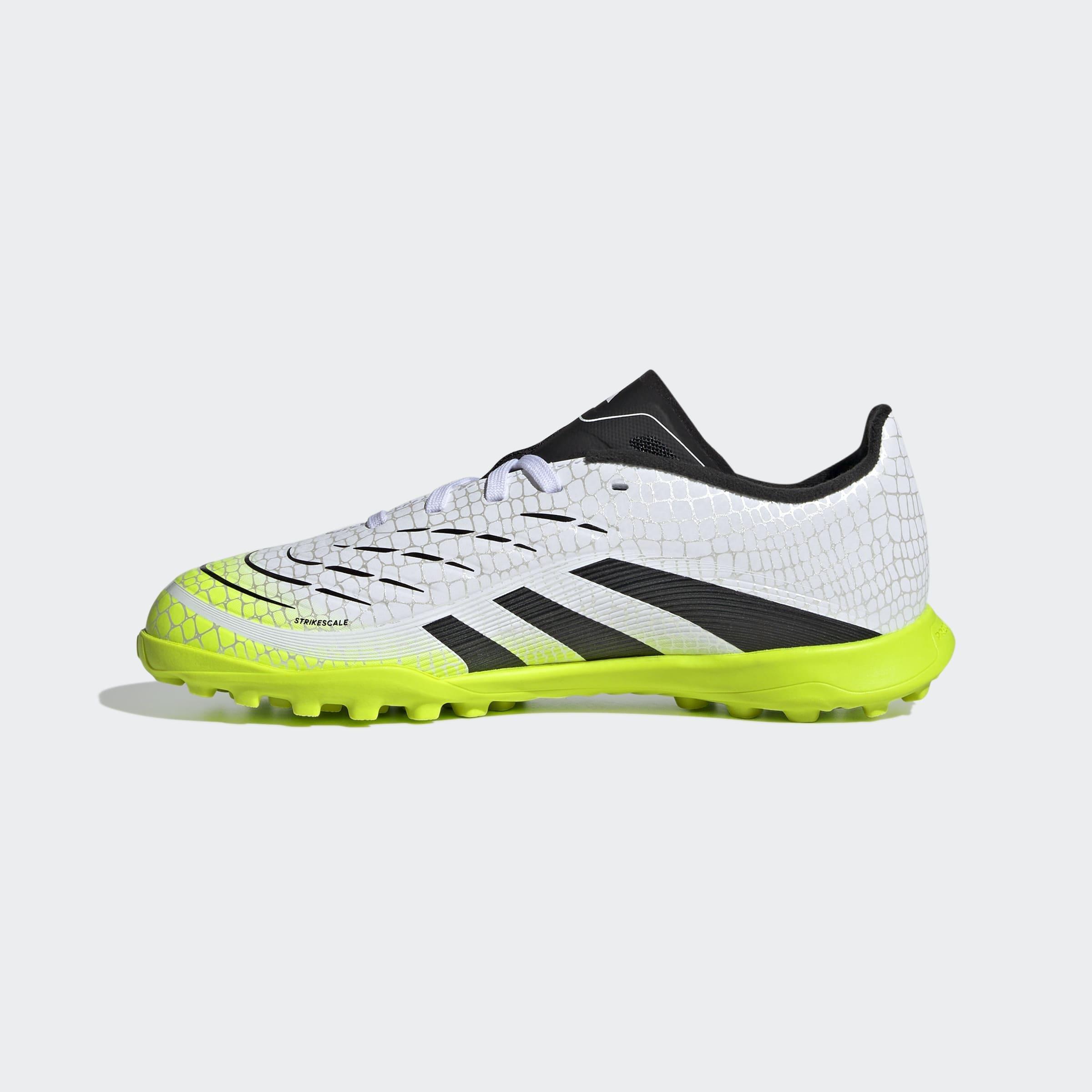 Kids Unisex Predator League Turf Boots, White, A701_ONE, large image number 9