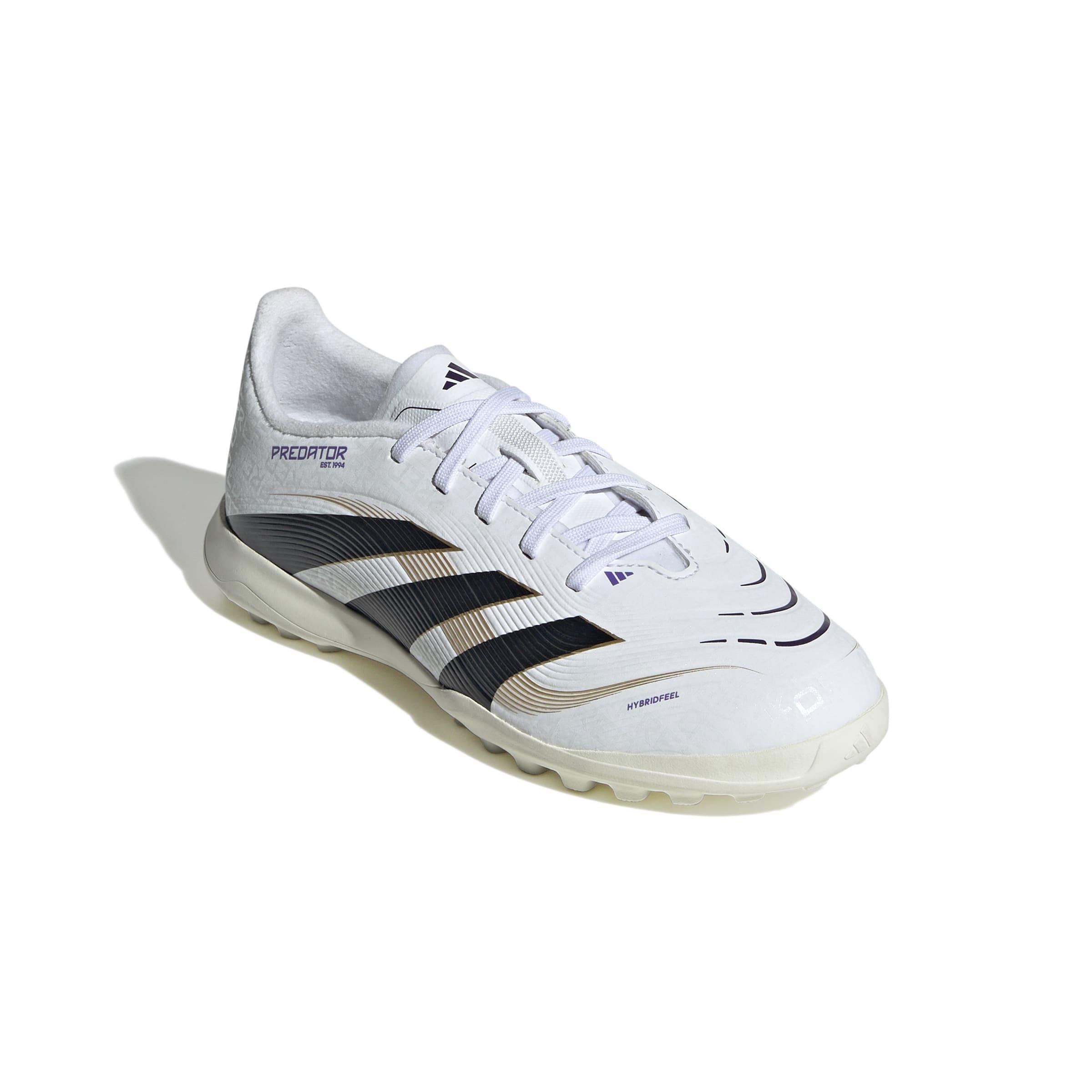 Kids Unisex Predator League Turf Boots, White, A701_ONE, large image number 2
