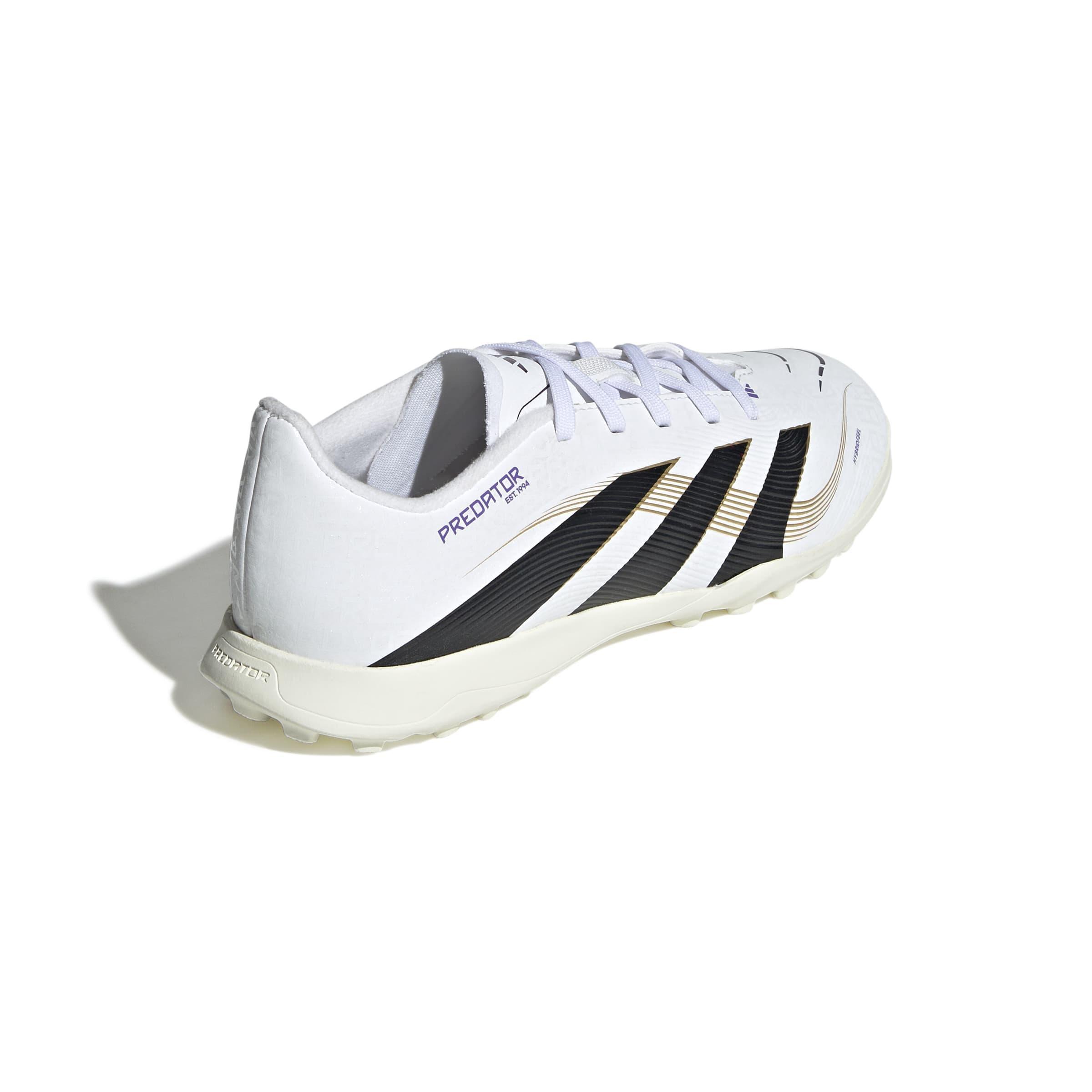 Kids Unisex Predator League Turf Boots, White, A701_ONE, large image number 3