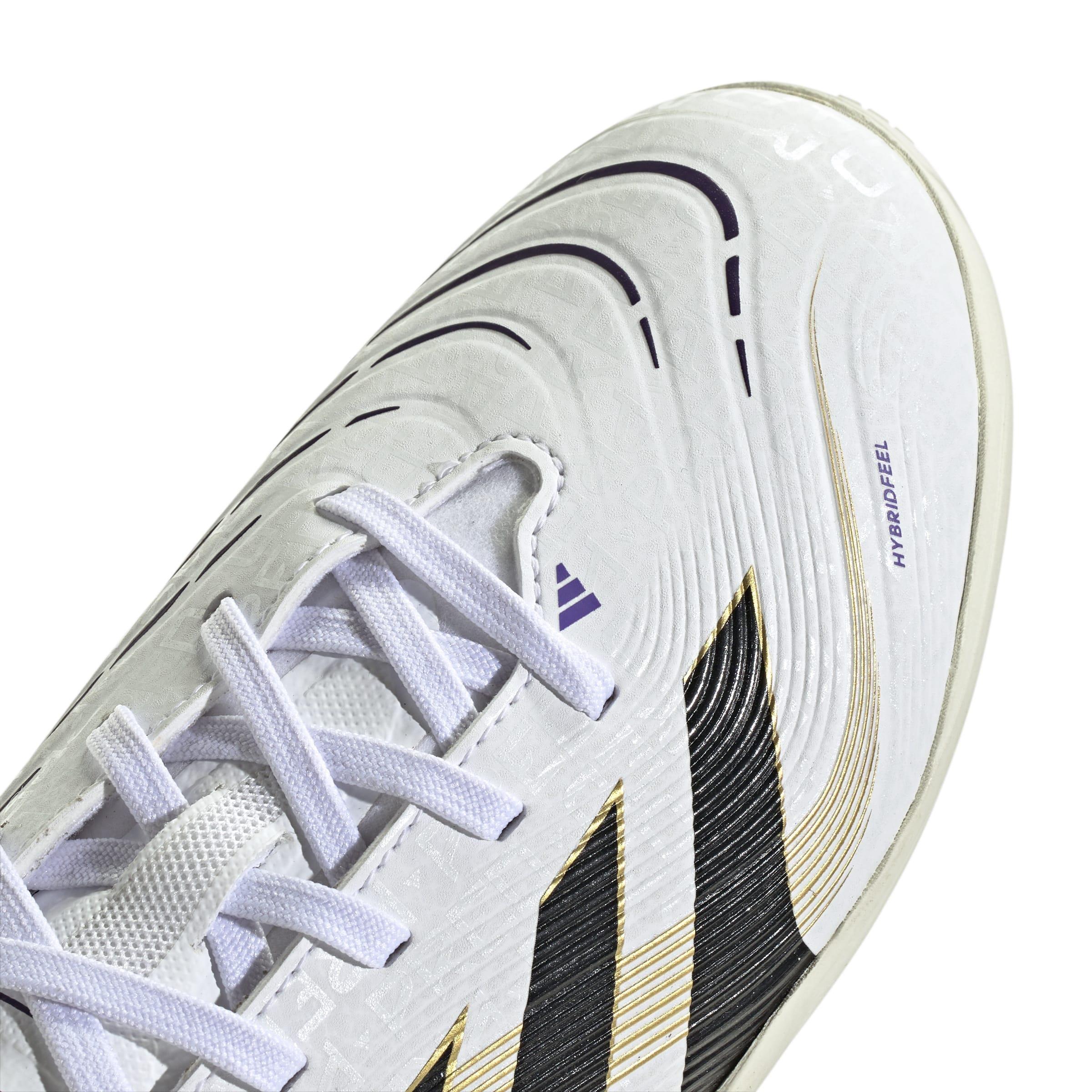 Kids Unisex Predator League Turf Boots, White, A701_ONE, large image number 4