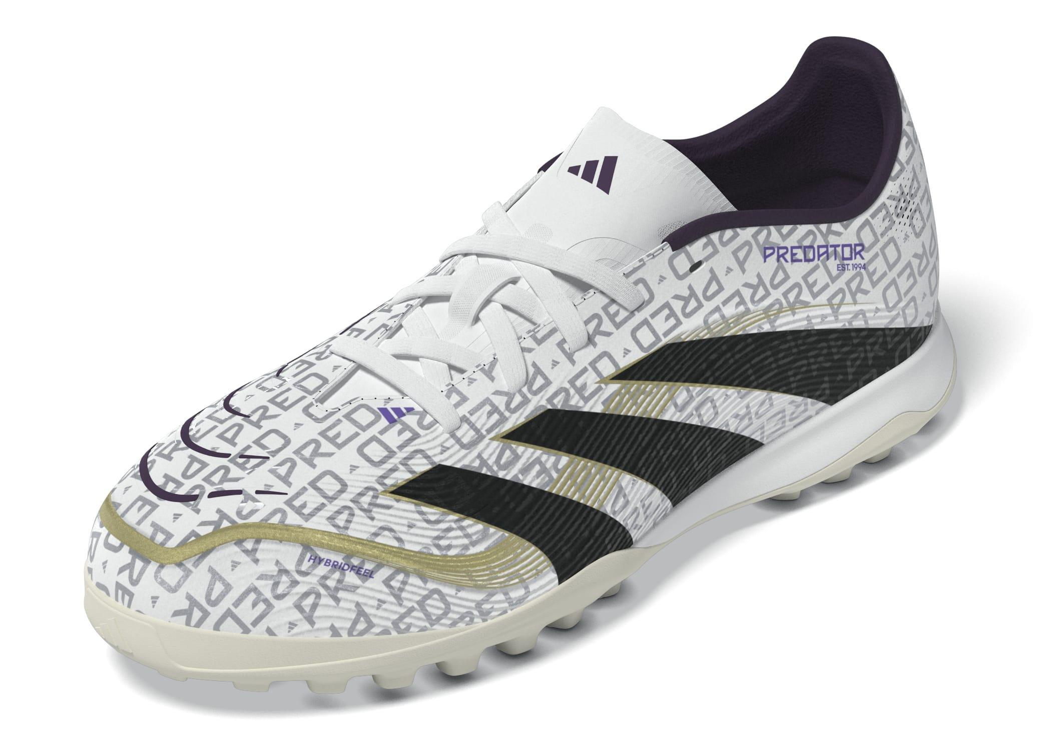 Kids Unisex Predator League Turf Boots, White, A701_ONE, large image number 7