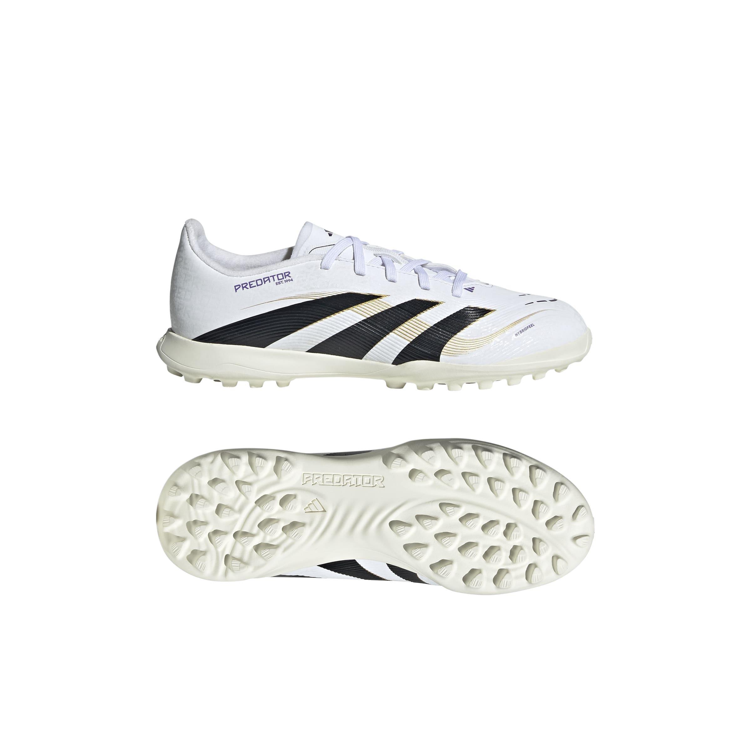 Kids Unisex Predator League Turf Boots, White, A701_ONE, large image number 10