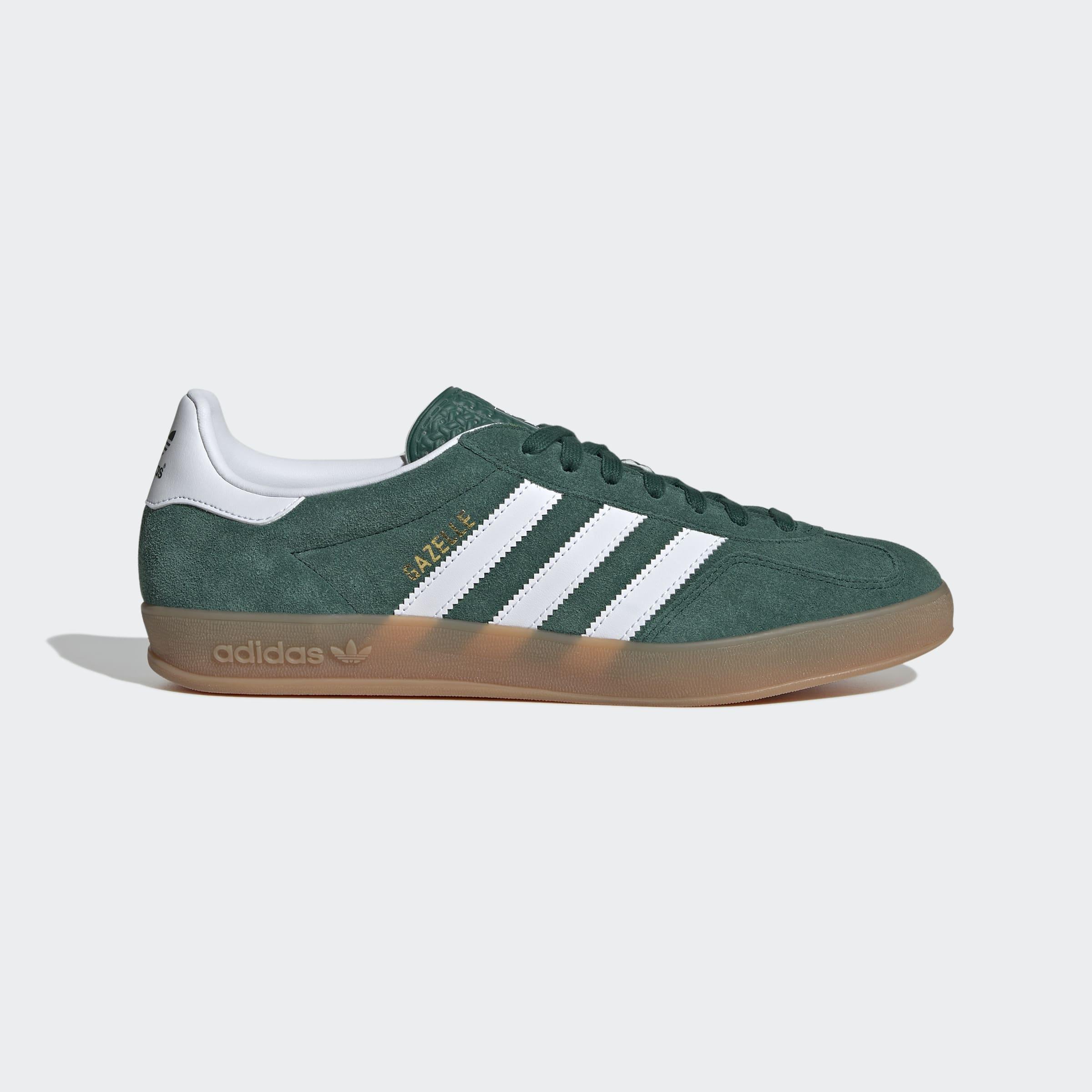 Gazelle Indoor Shoes, Green, A701_ONE, medium