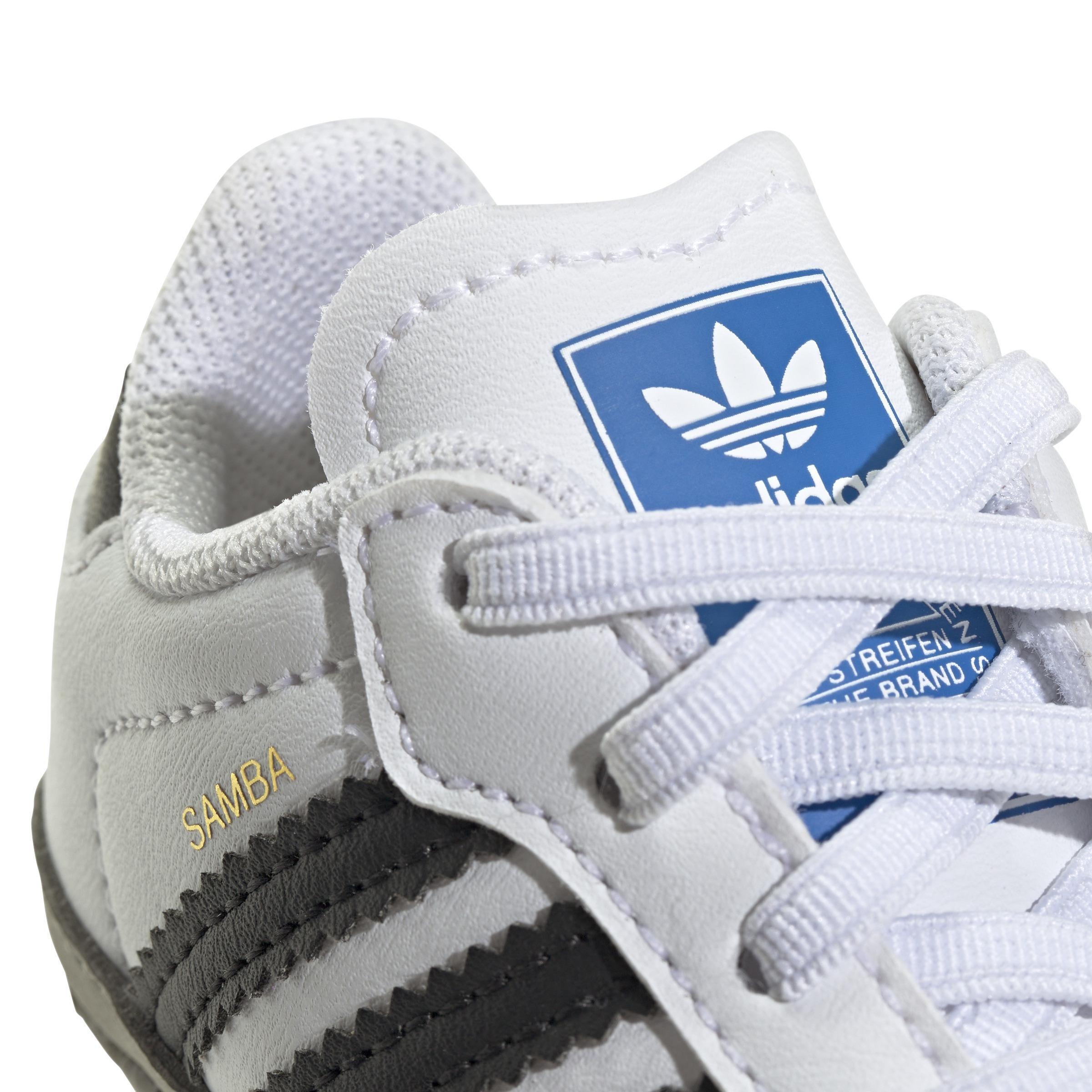 Unisex Kids Samba Shoes, White, , large image number 8