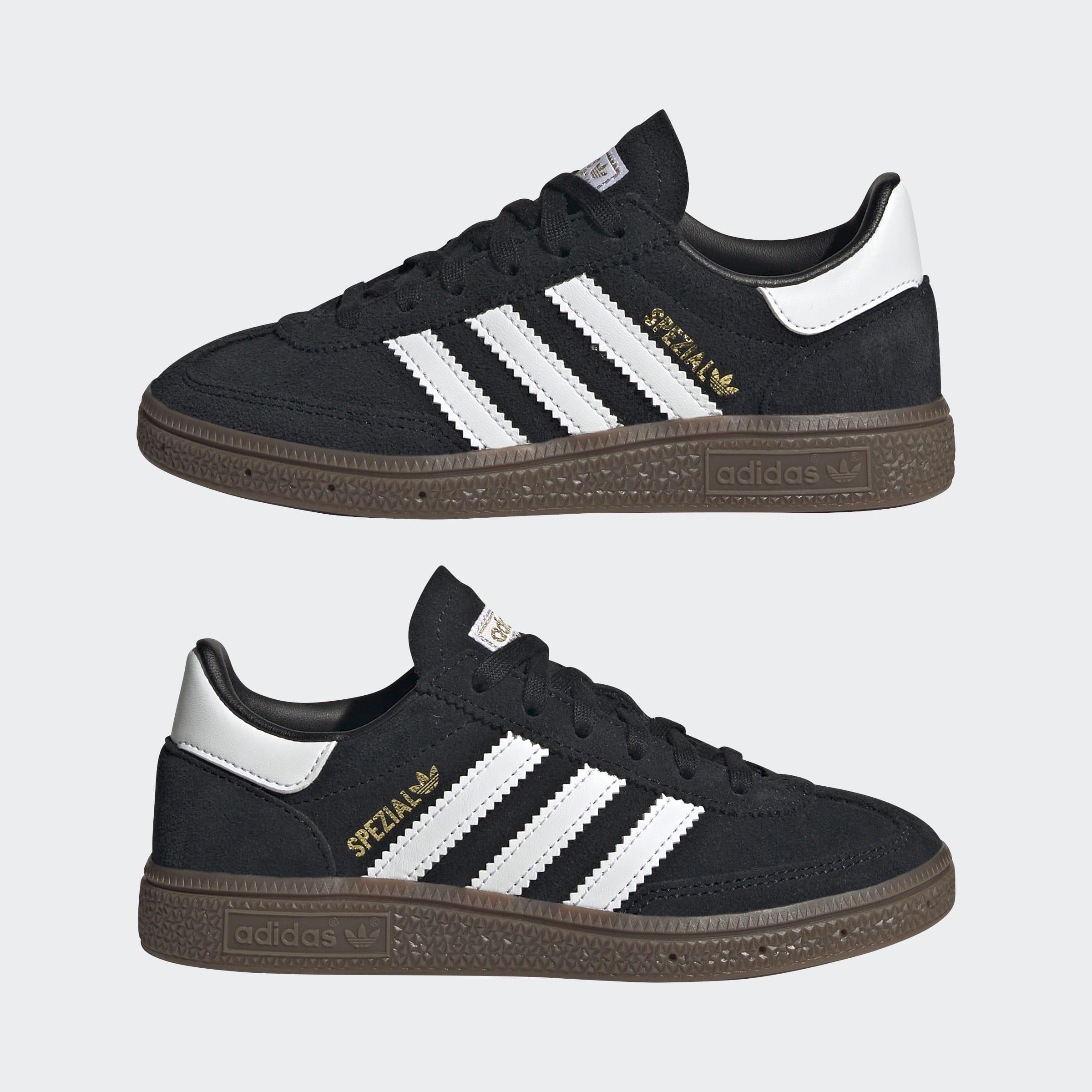 Kids Unisex Handball Spezial Shoes, Black, A701_ONE, large image number 6
