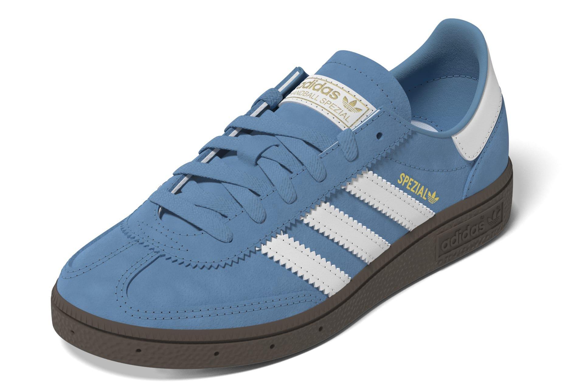 Kids Unisex Handball Spezial Shoes, Blue, A701_ONE, large image number 7