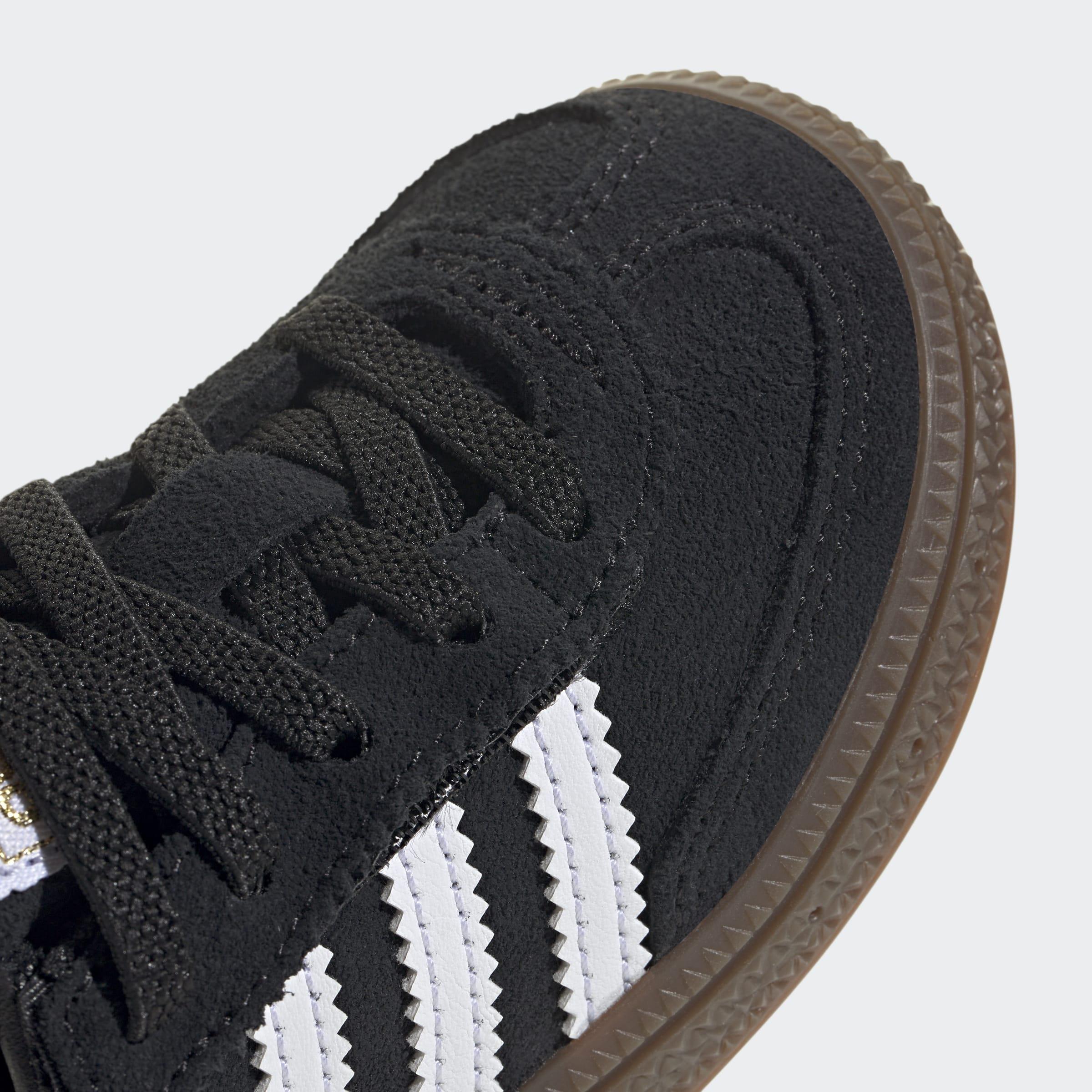 Kids Unisex Handball Spezial Comfort Closure Elastic Lace Shoes, Black, A701_ONE, large image number 5
