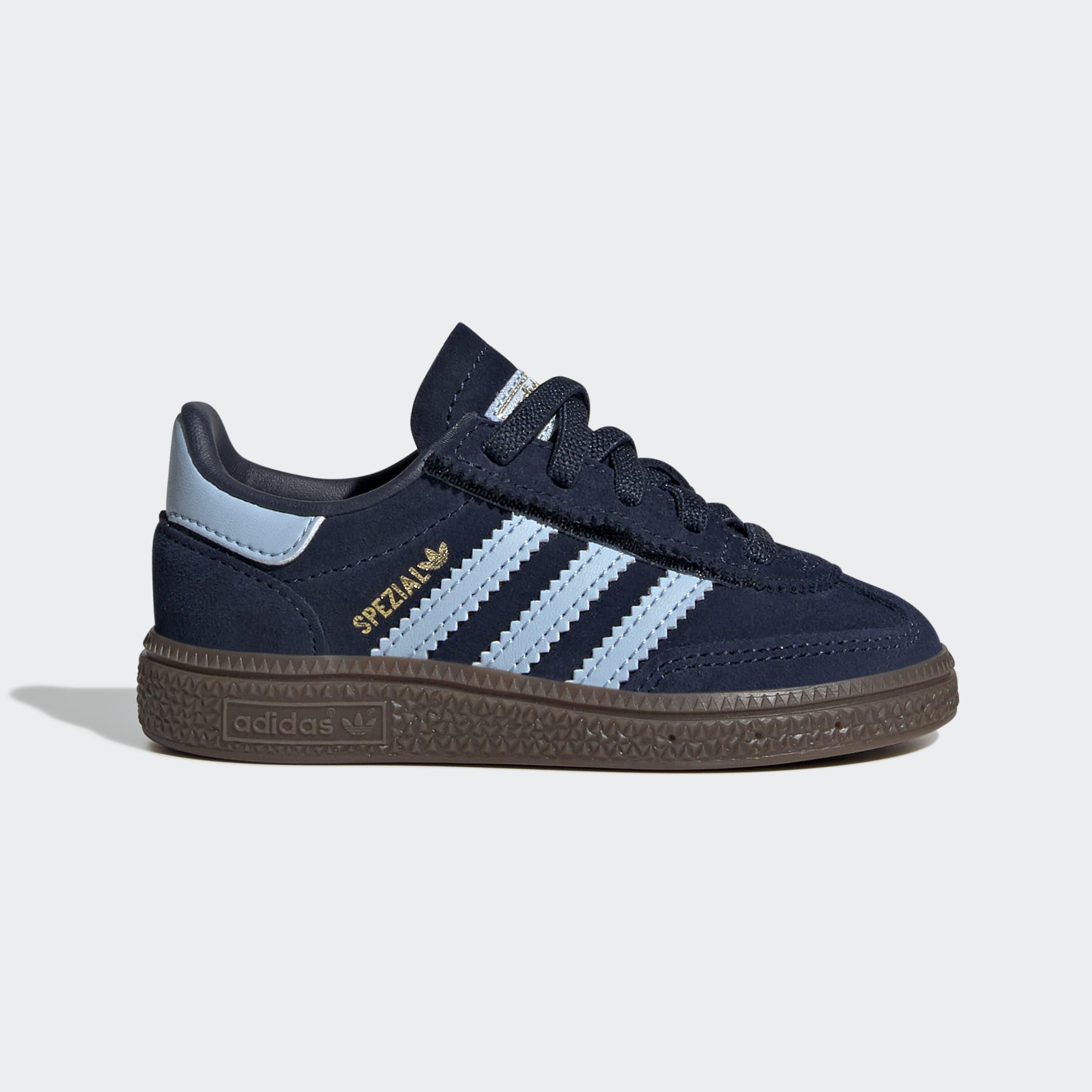 Kids Unisex Handball Spezial Comfort Closure Elastic Lace Shoes,Blue