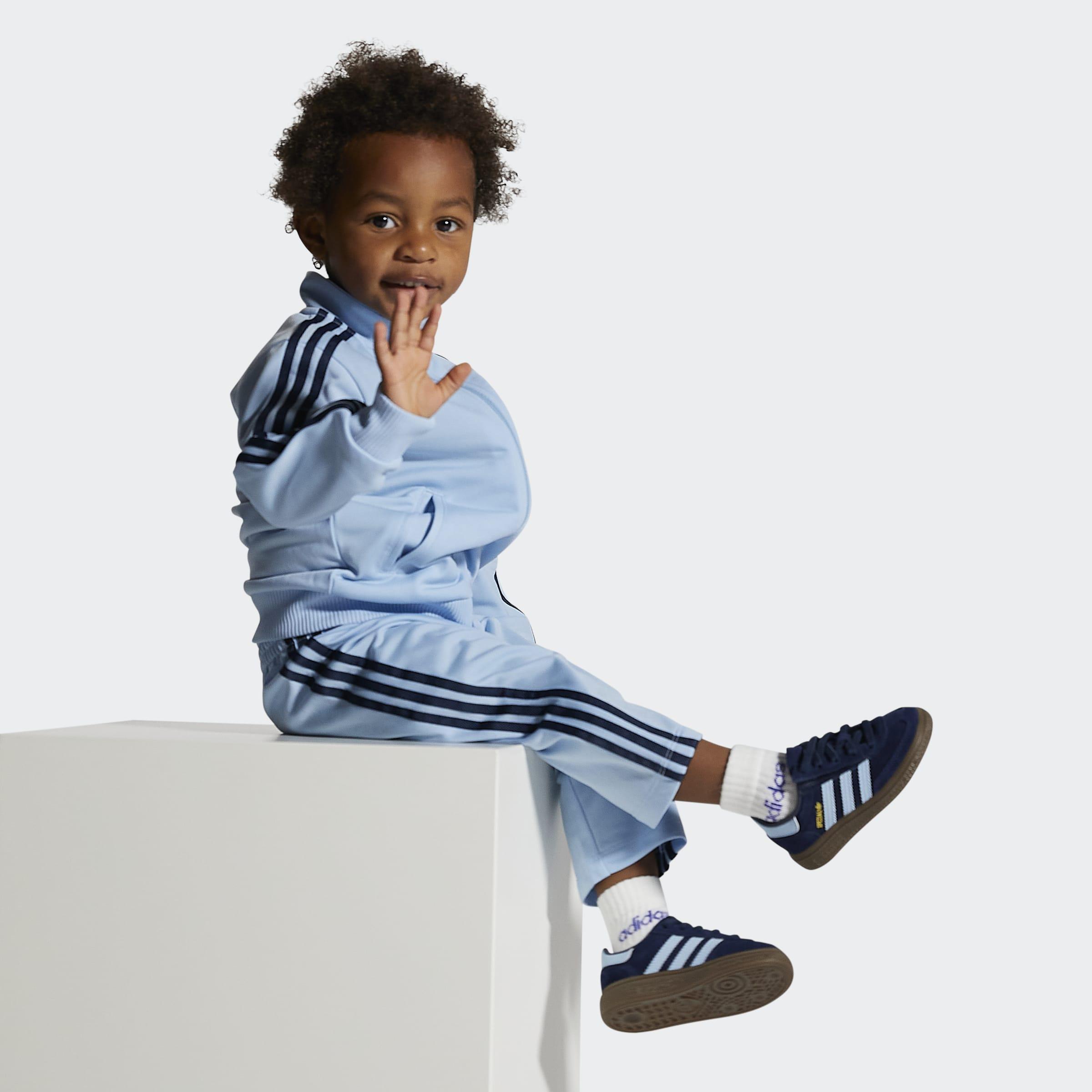 Kids Unisex Handball Spezial Comfort Closure Elastic Lace Shoes,Blue, A701_ONE, large image number 2