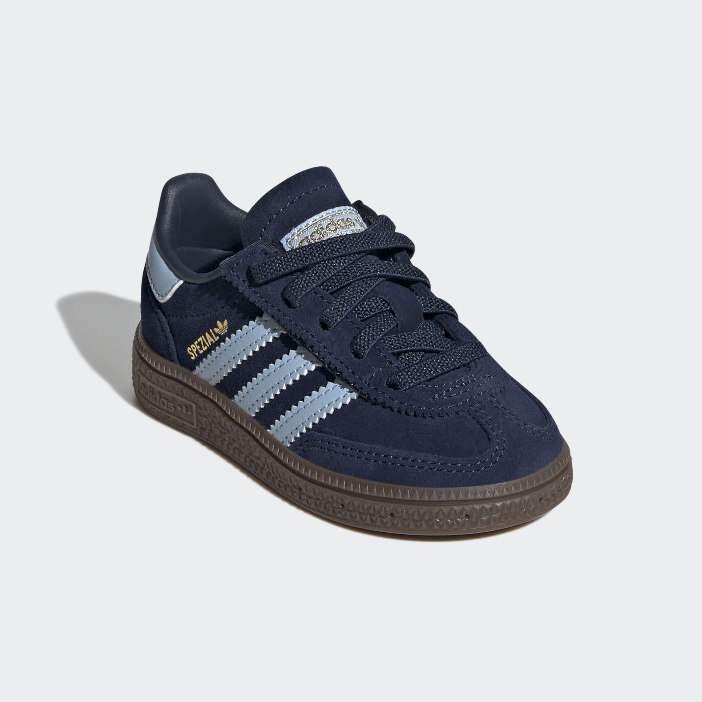Kids Unisex Handball Spezial Comfort Closure Elastic Lace Shoes,Blue, A701_ONE, large image number 3