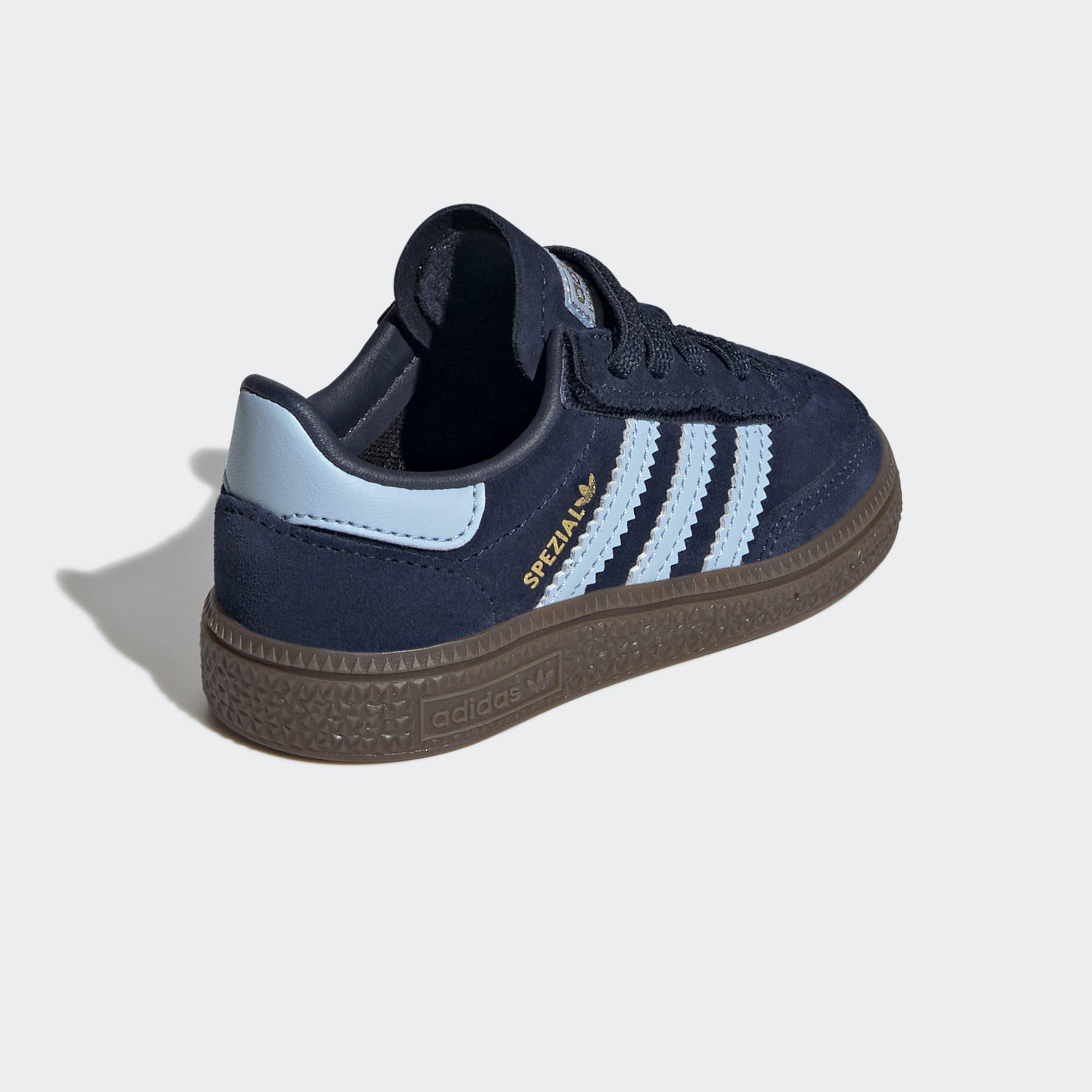 Kids Unisex Handball Spezial Comfort Closure Elastic Lace Shoes,Blue, A701_ONE, large image number 4