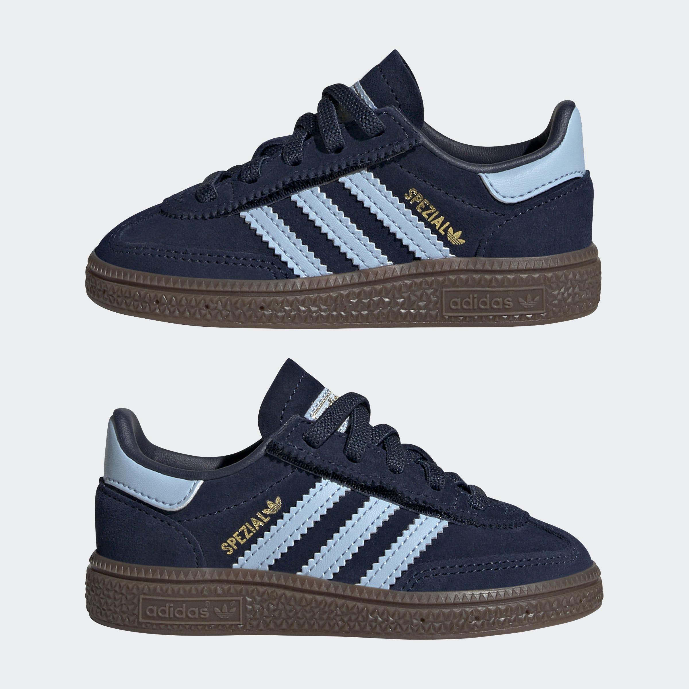 Kids Unisex Handball Spezial Comfort Closure Elastic Lace Shoes,Blue, A701_ONE, large image number 8