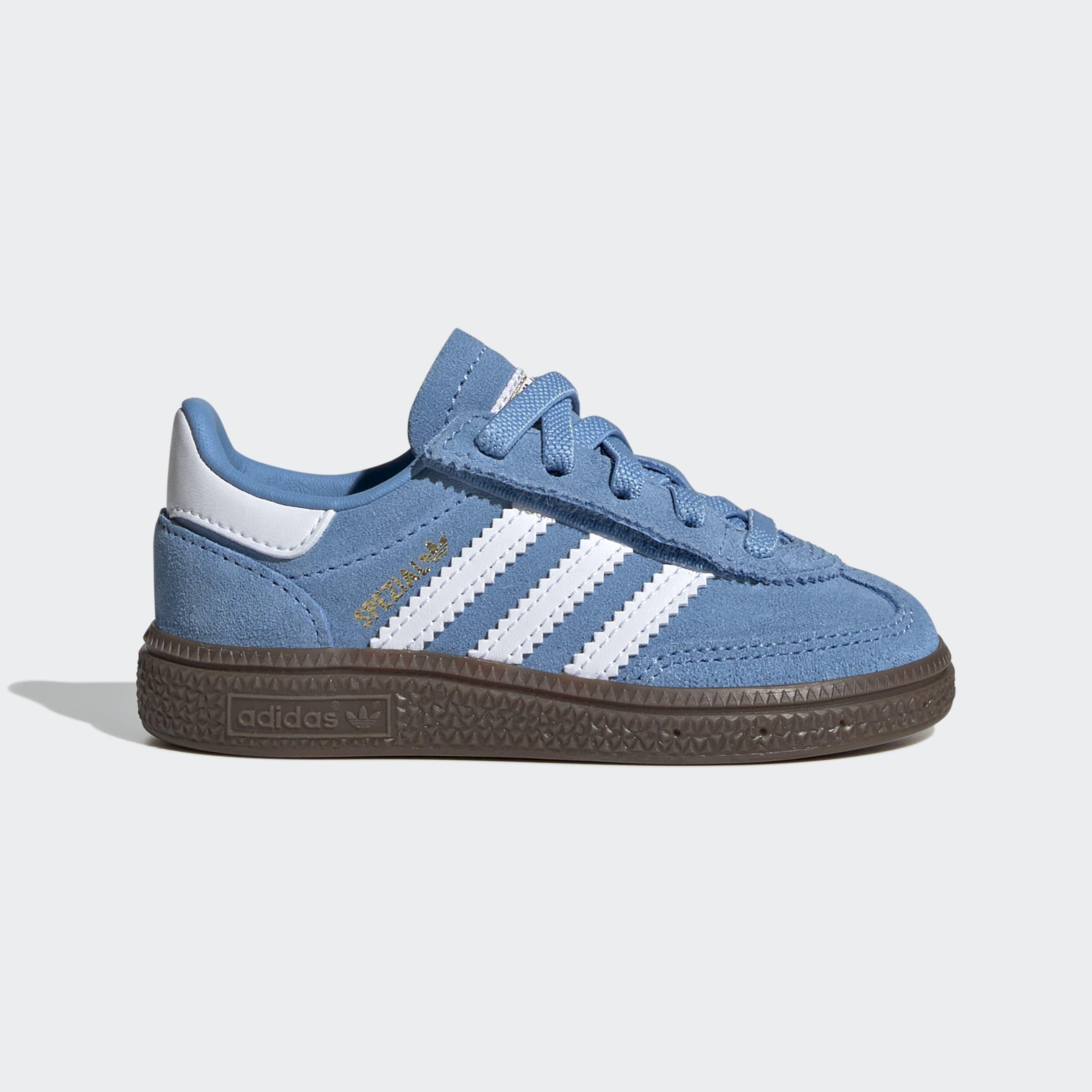 Kids Unisex Handball Spezial Comfort Closure Elastic Lace Shoes, Blue, A701_ONE, large image number 0