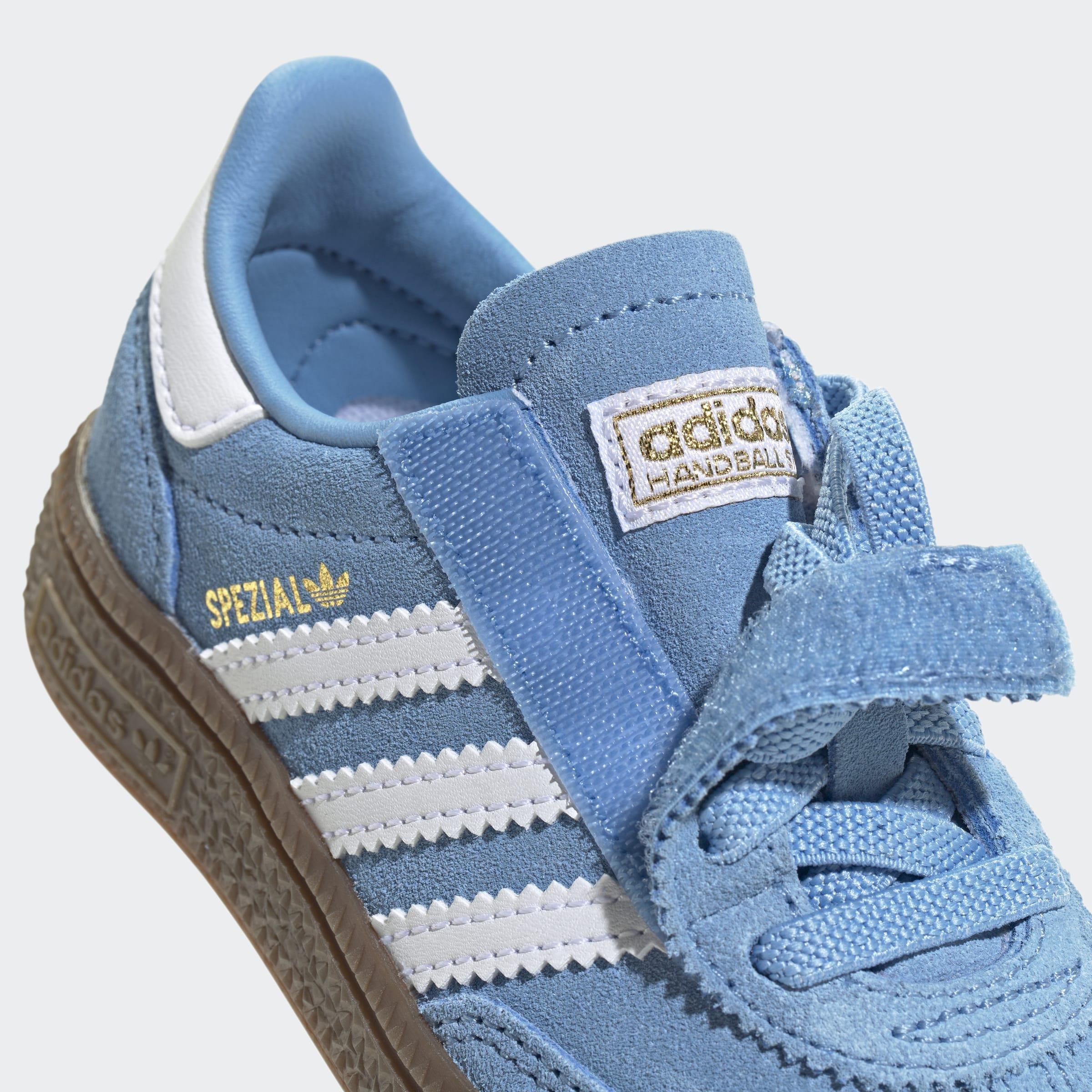Kids Unisex Handball Spezial Comfort Closure Elastic Lace Shoes, Blue, A701_ONE, large image number 6