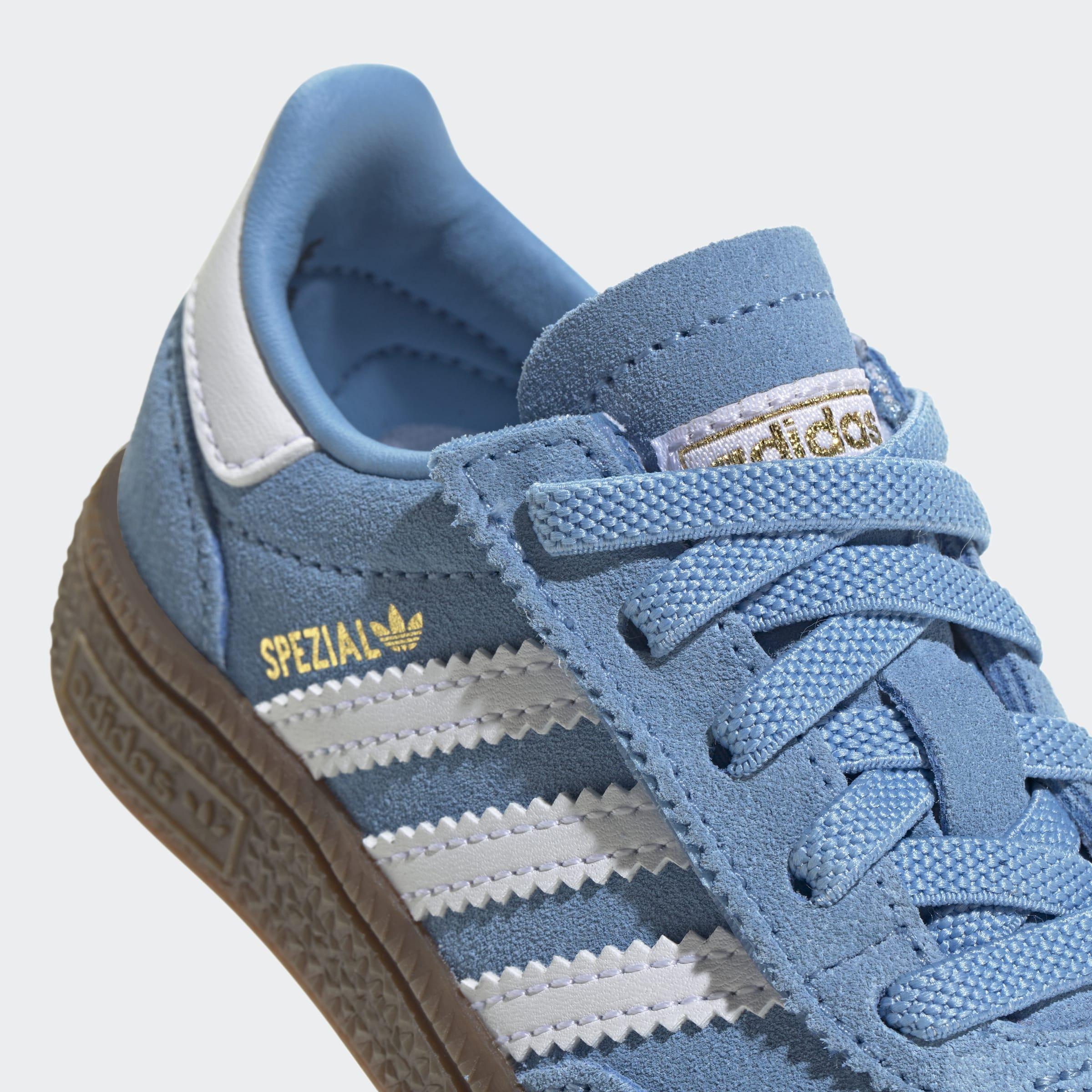 Kids Unisex Handball Spezial Comfort Closure Elastic Lace Shoes, Blue, A701_ONE, large image number 7