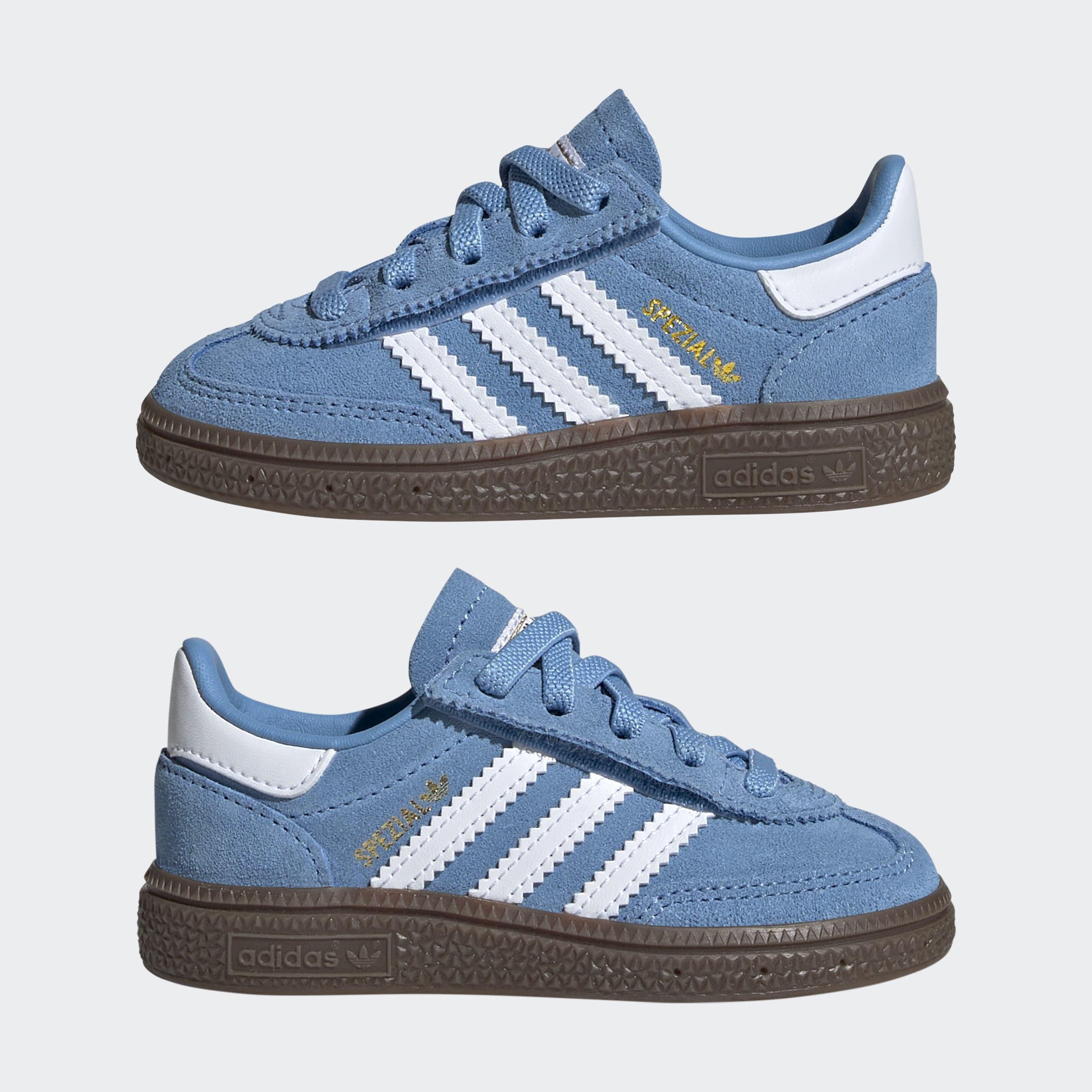 Kids Unisex Handball Spezial Comfort Closure Elastic Lace Shoes, Blue, A701_ONE, large image number 10