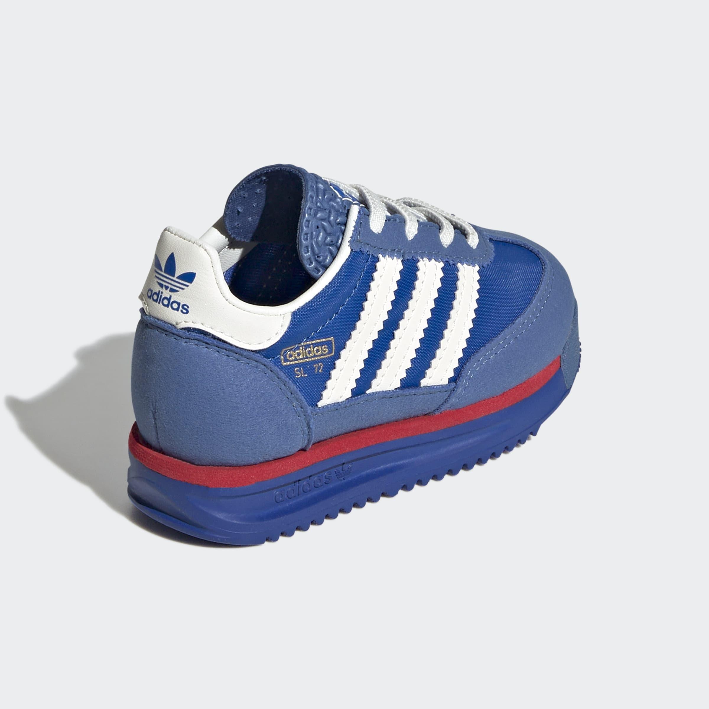 Kids Unisex SL 72 RS Elastic Laces Shoes, Blue, A701_ONE, large image number 7