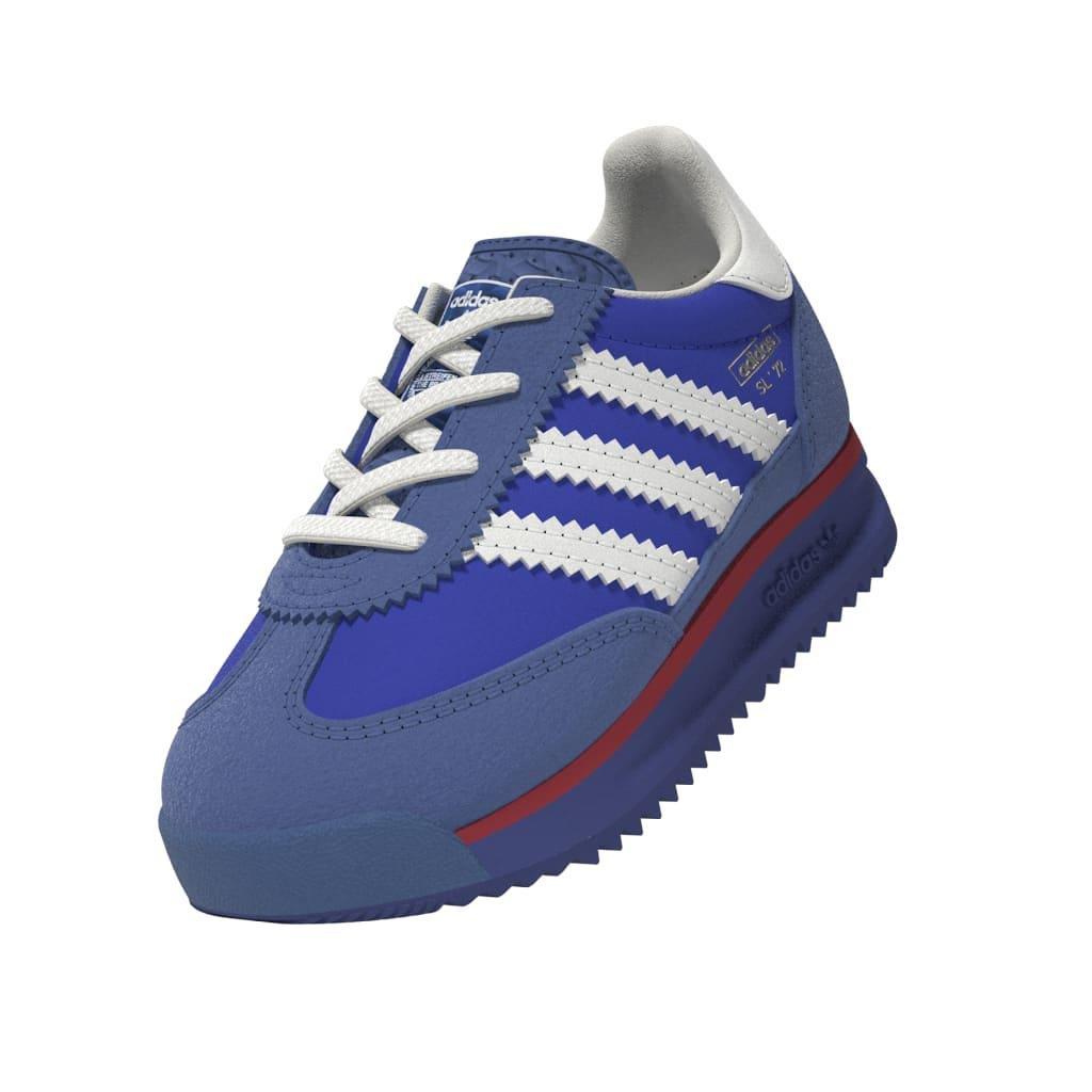 Kids Unisex SL 72 RS Elastic Laces Shoes, Blue, A701_ONE, large image number 8