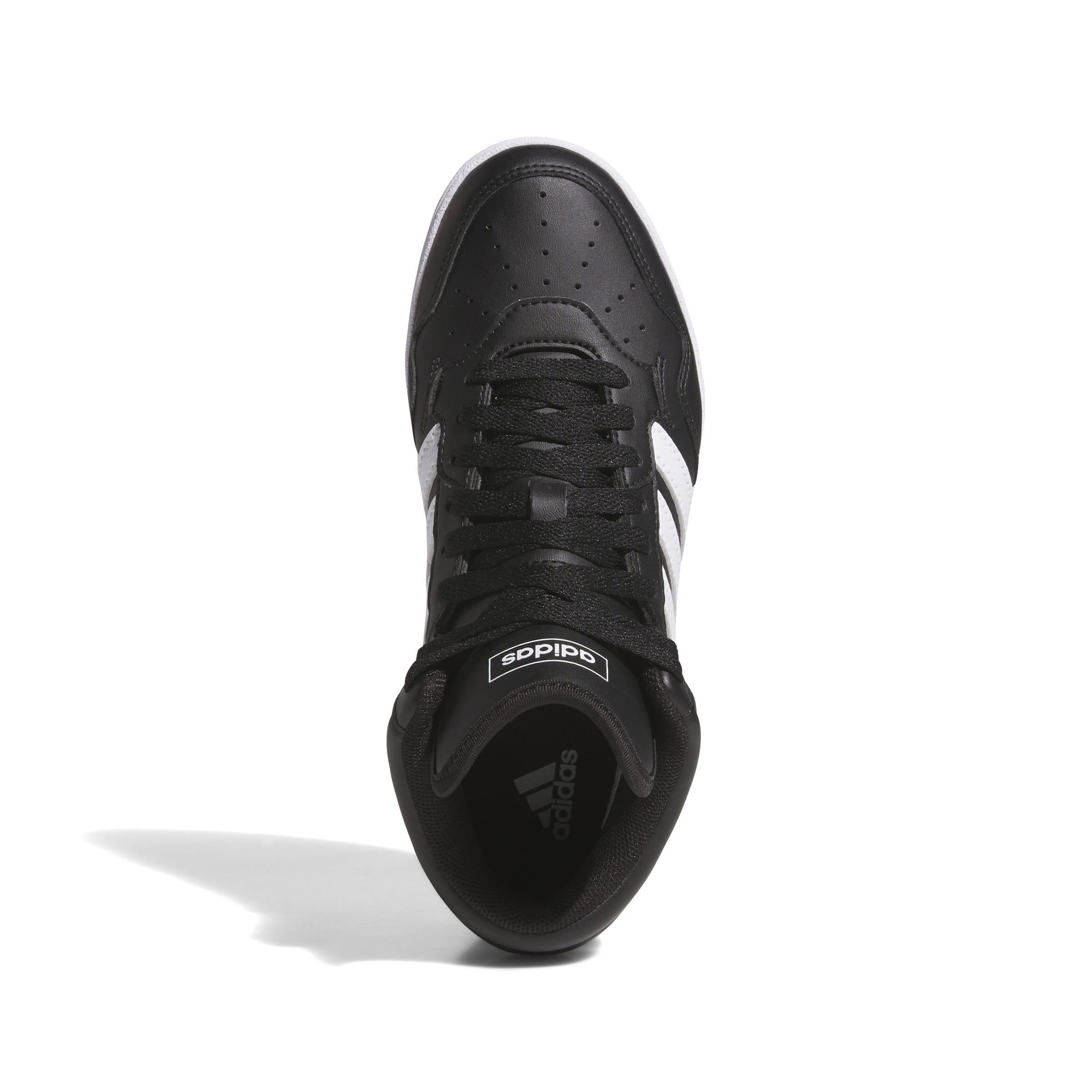 Kids Unisex Hoops 4.0 Mid Shoes, Black, A701_ONE, medium