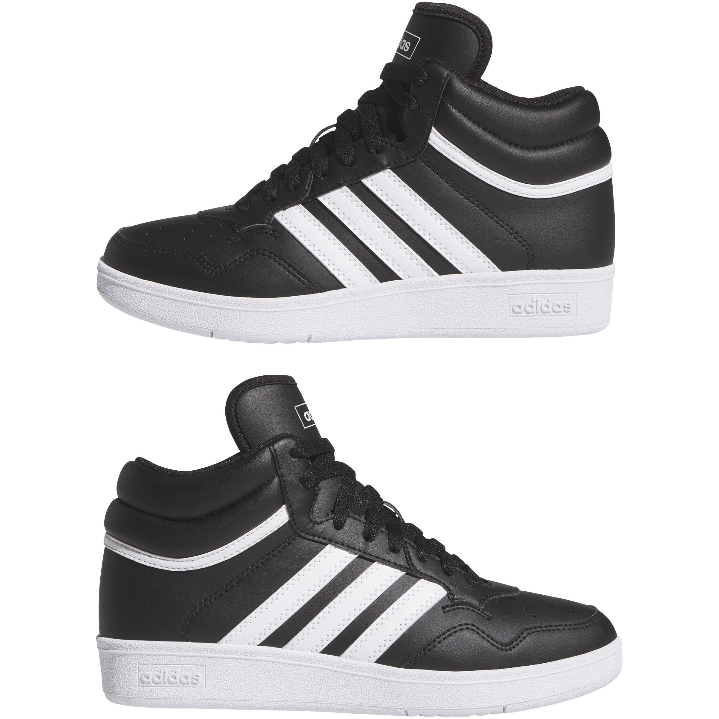 Kids Unisex Hoops 4.0 Mid Shoes, Black, A701_ONE, large image number 6