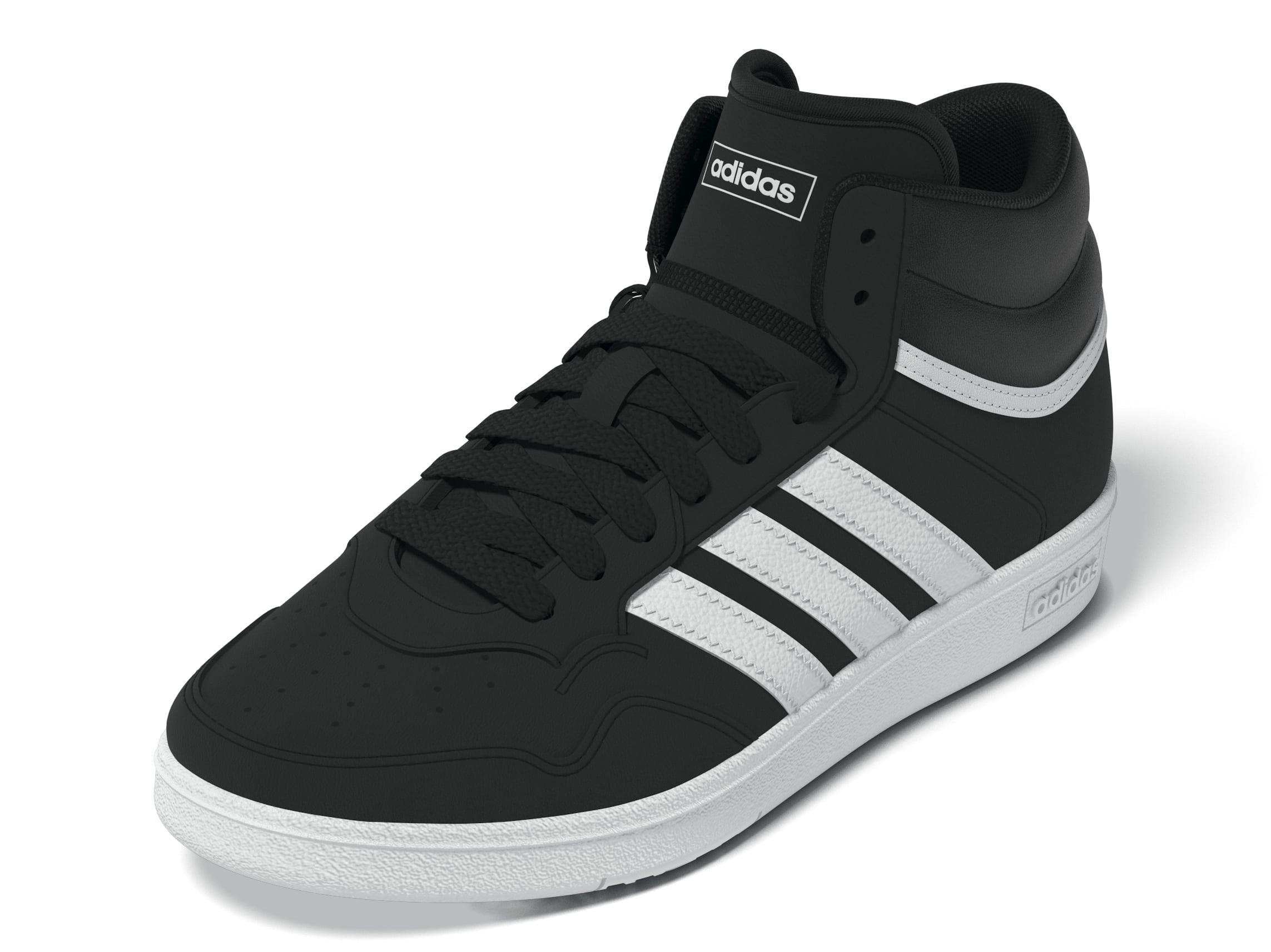 Kids Unisex Hoops 4.0 Mid Shoes, Black, A701_ONE, large image number 7