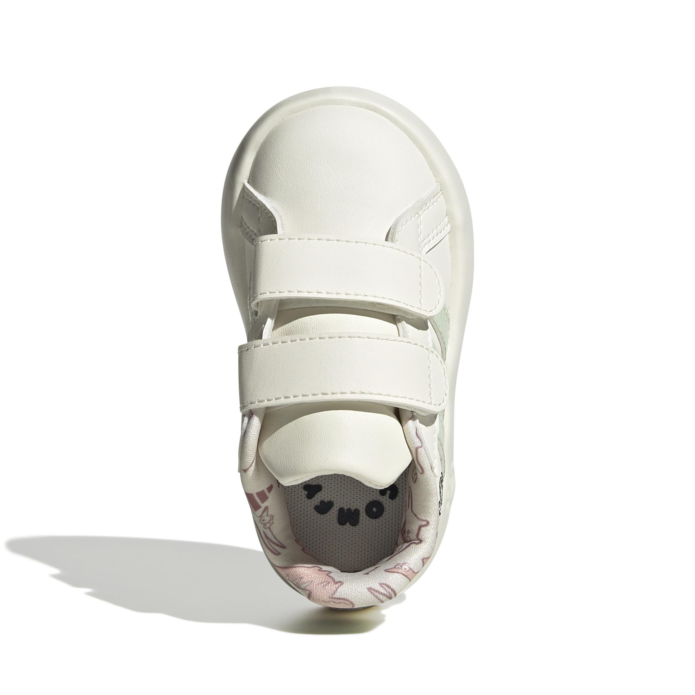 Unisex Kids Dino Grand Court 2.0 Shoes, White, , large image number 1