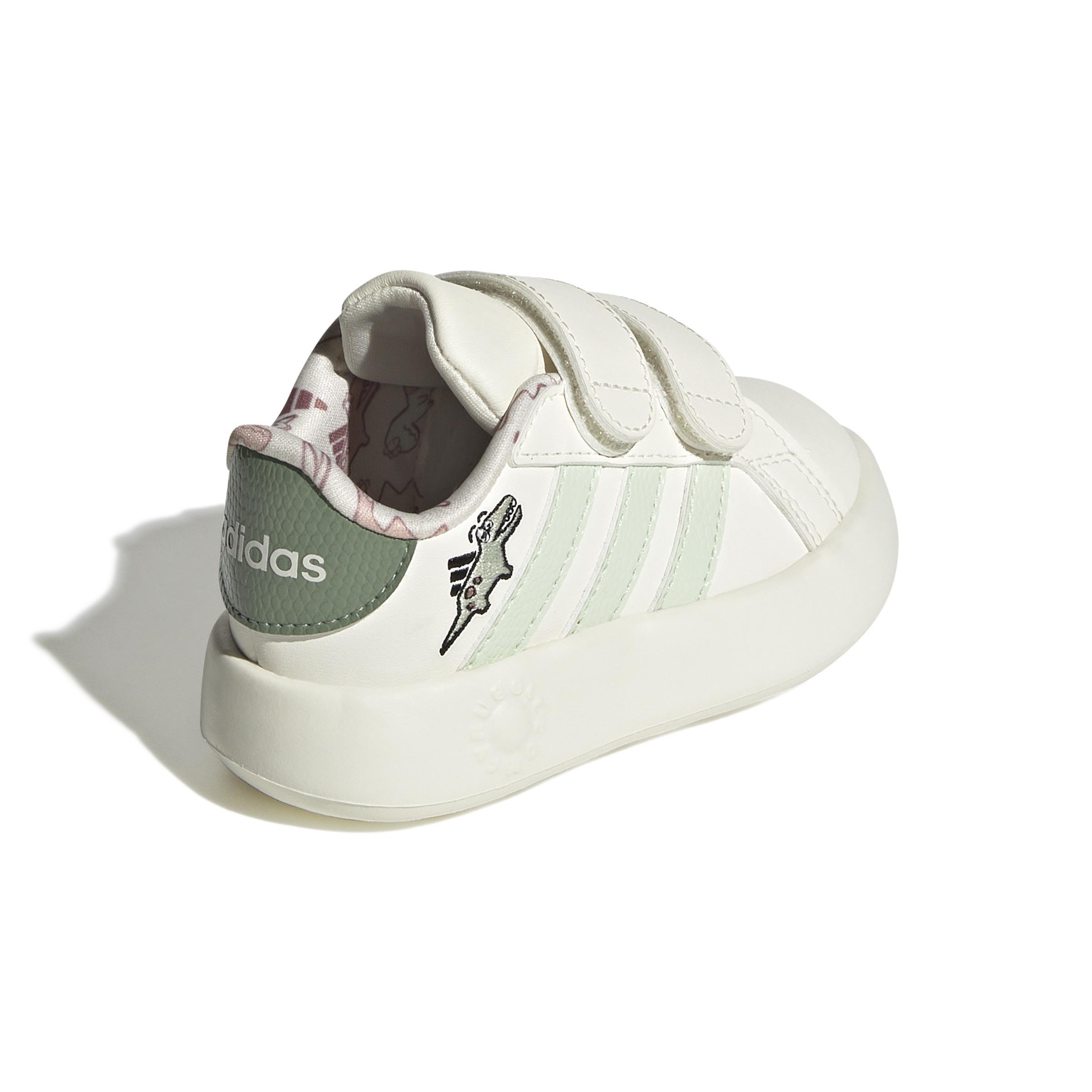 Unisex Kids Dino Grand Court 2.0 Shoes, White, , large image number 3