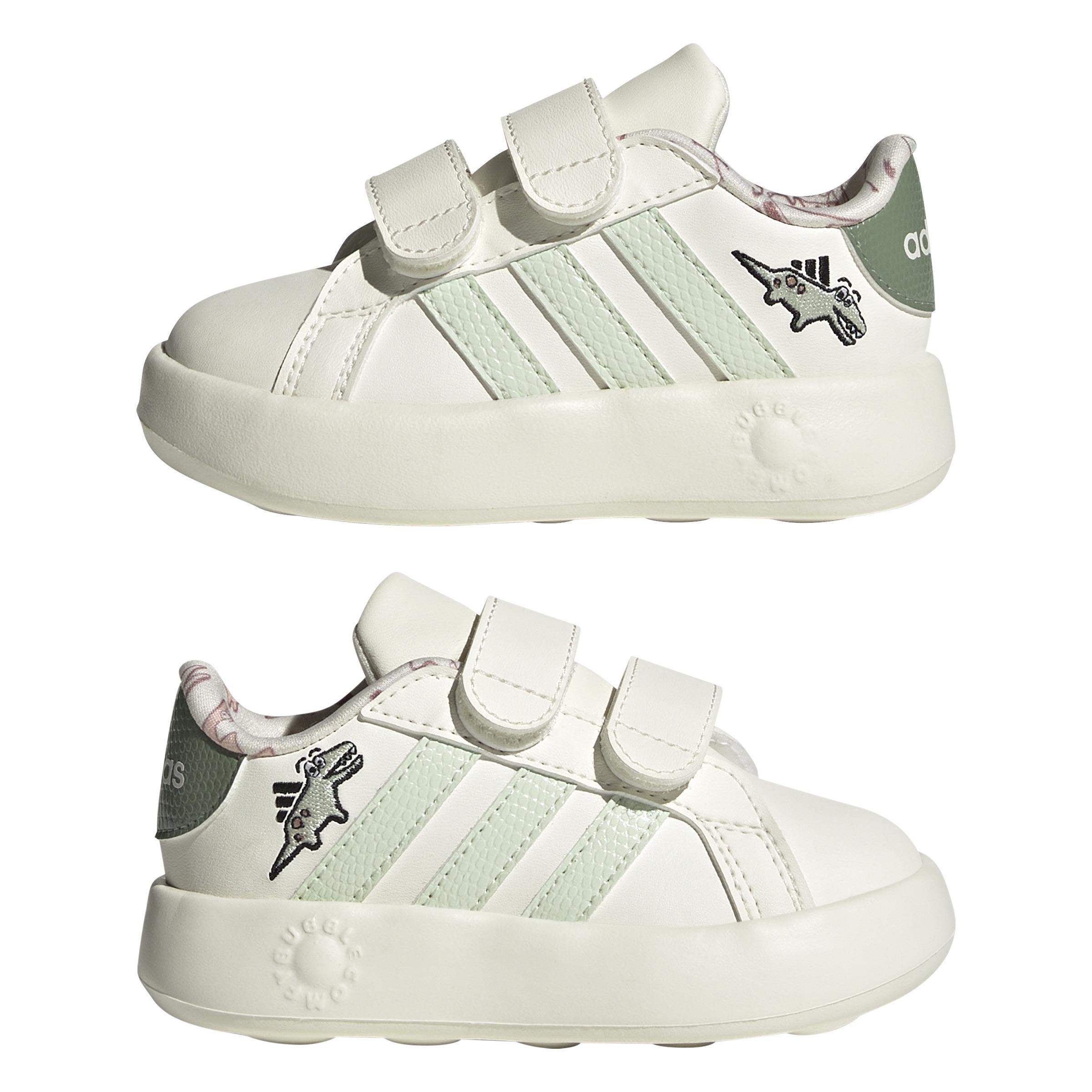 Unisex Kids Dino Grand Court 2.0 Shoes, White, , large image number 11